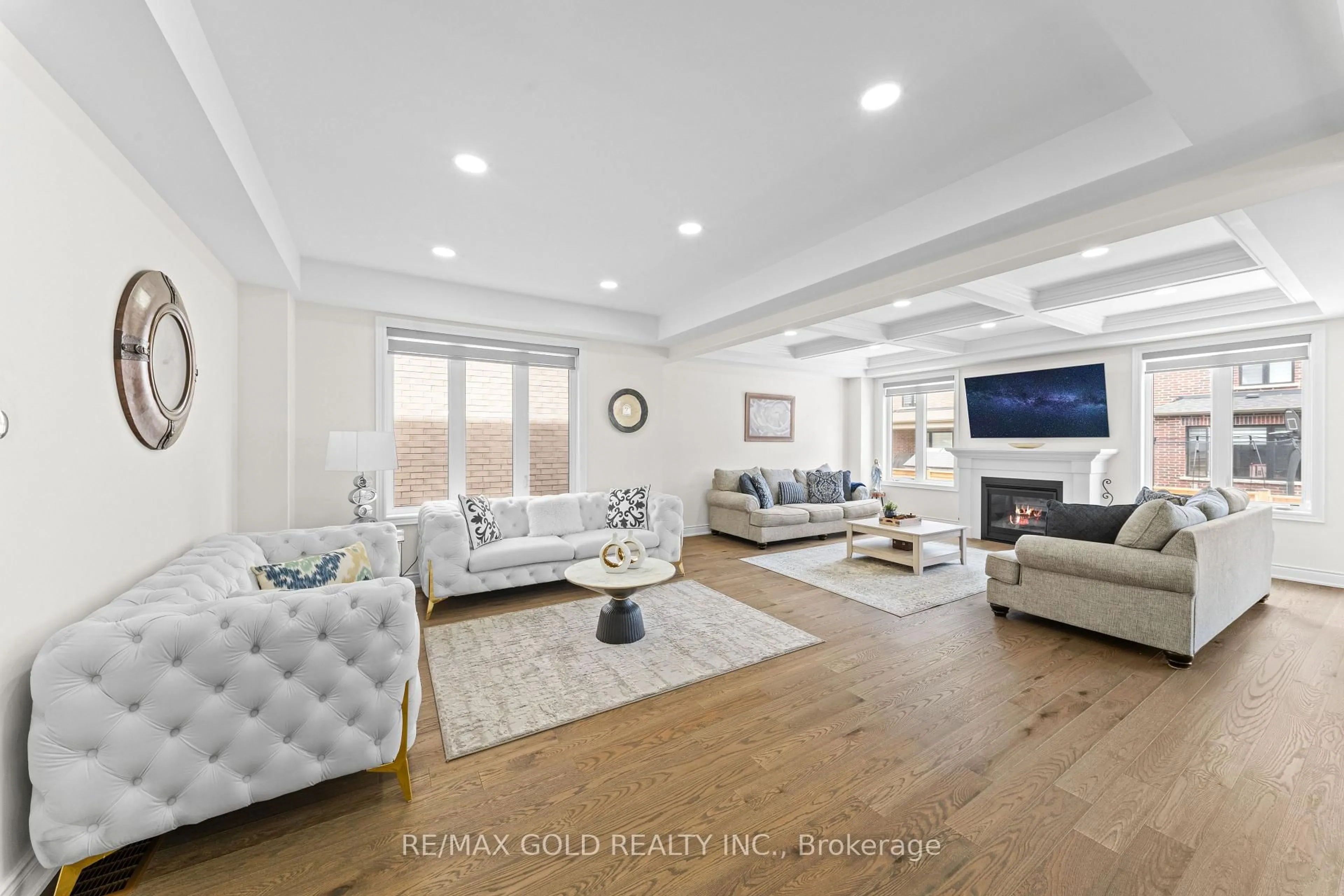Living room with furniture, unknown for 58 Stilton Ave, Vaughan Ontario L4H 5B9