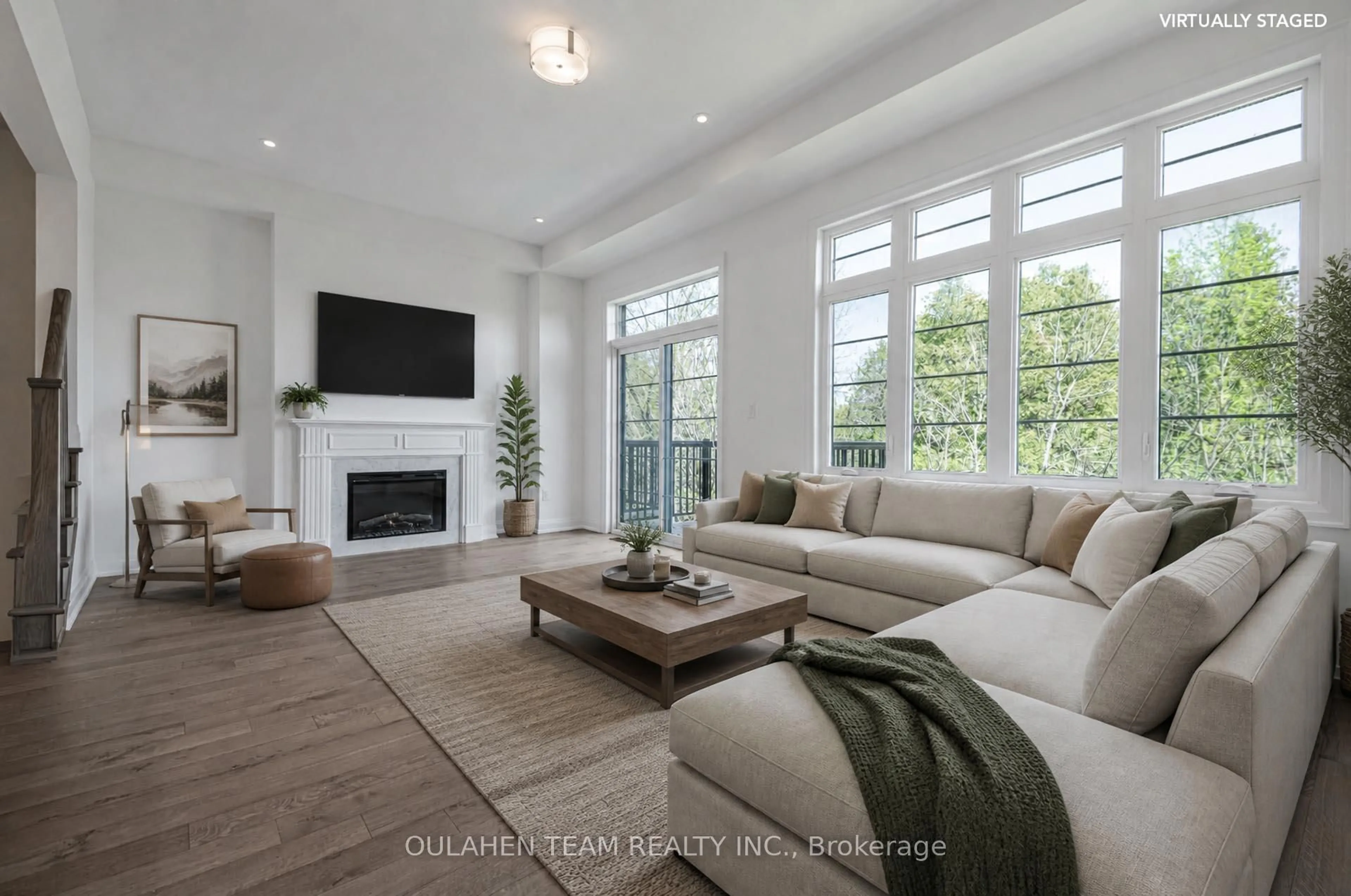 Living room with furniture, unknown for 75 West Village Lane, Markham Ontario L6C 3L5