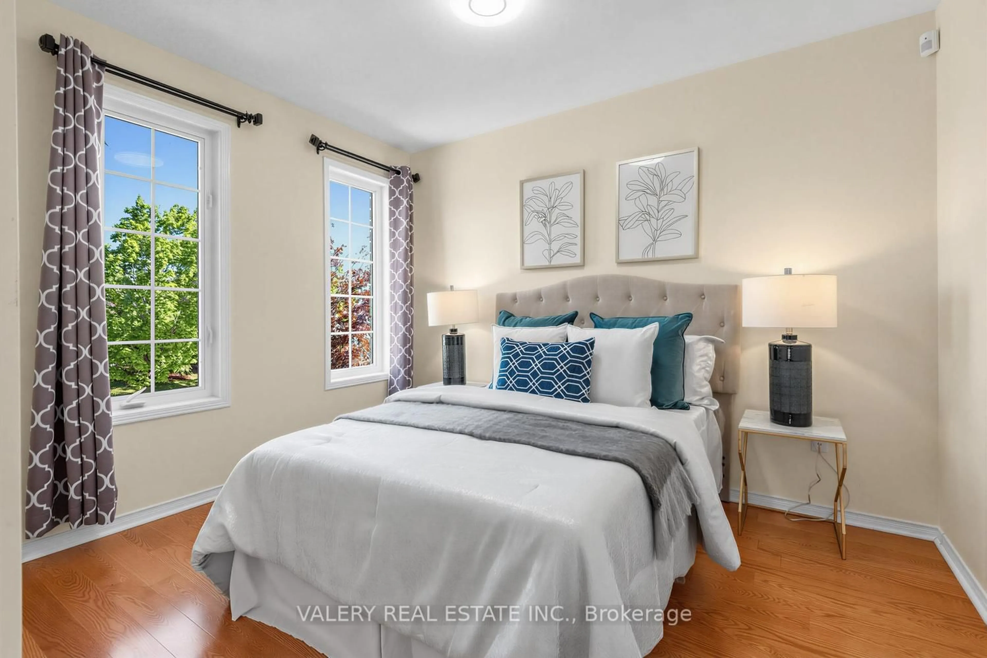 Bedroom with bed, unknown for 511 Caboto Tr, Markham Ontario L3R 5S2