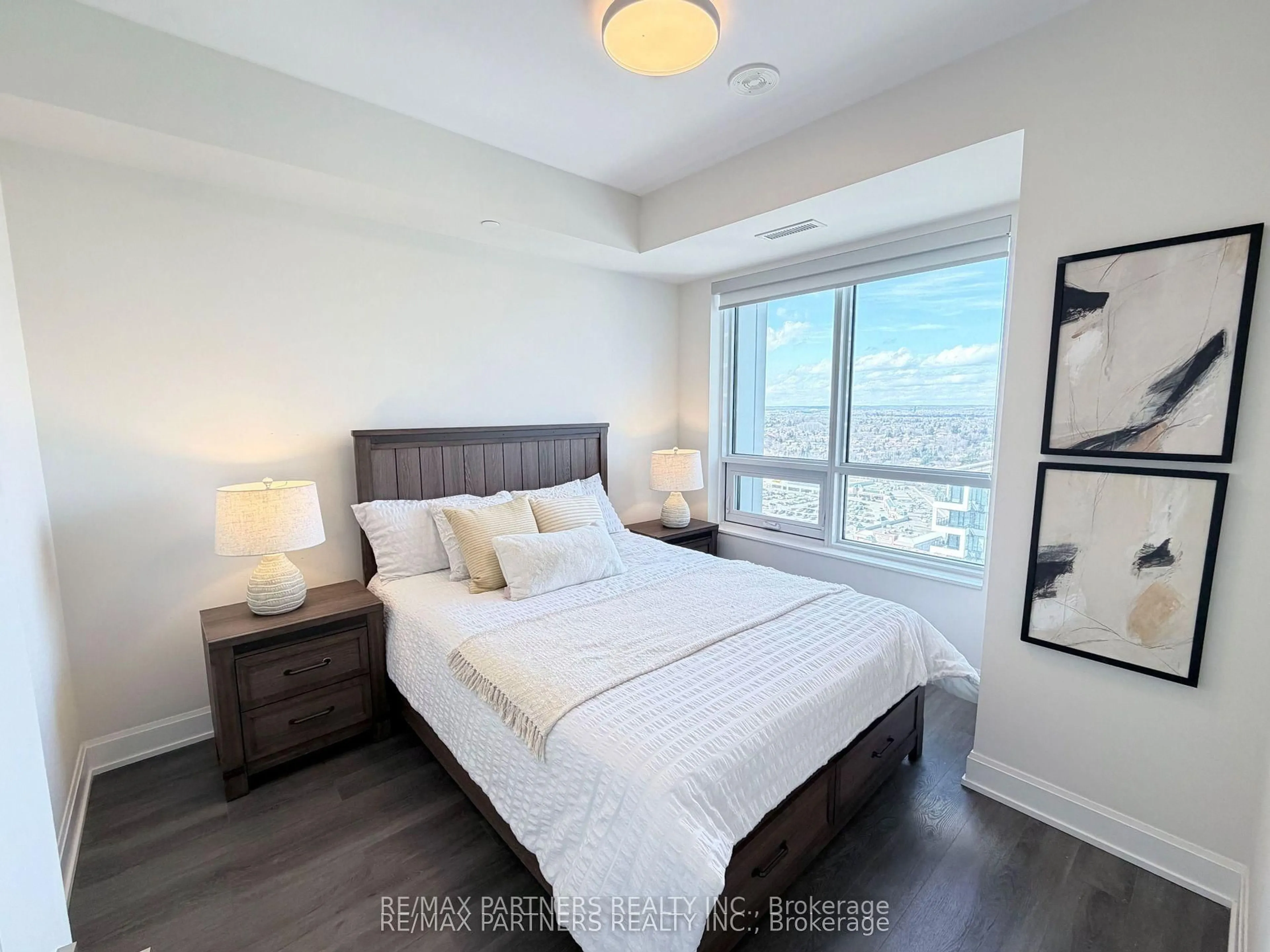 Bedroom with bed, unknown for 8 Water Walk Dr #2710, Markham Ontario L3R 6L4