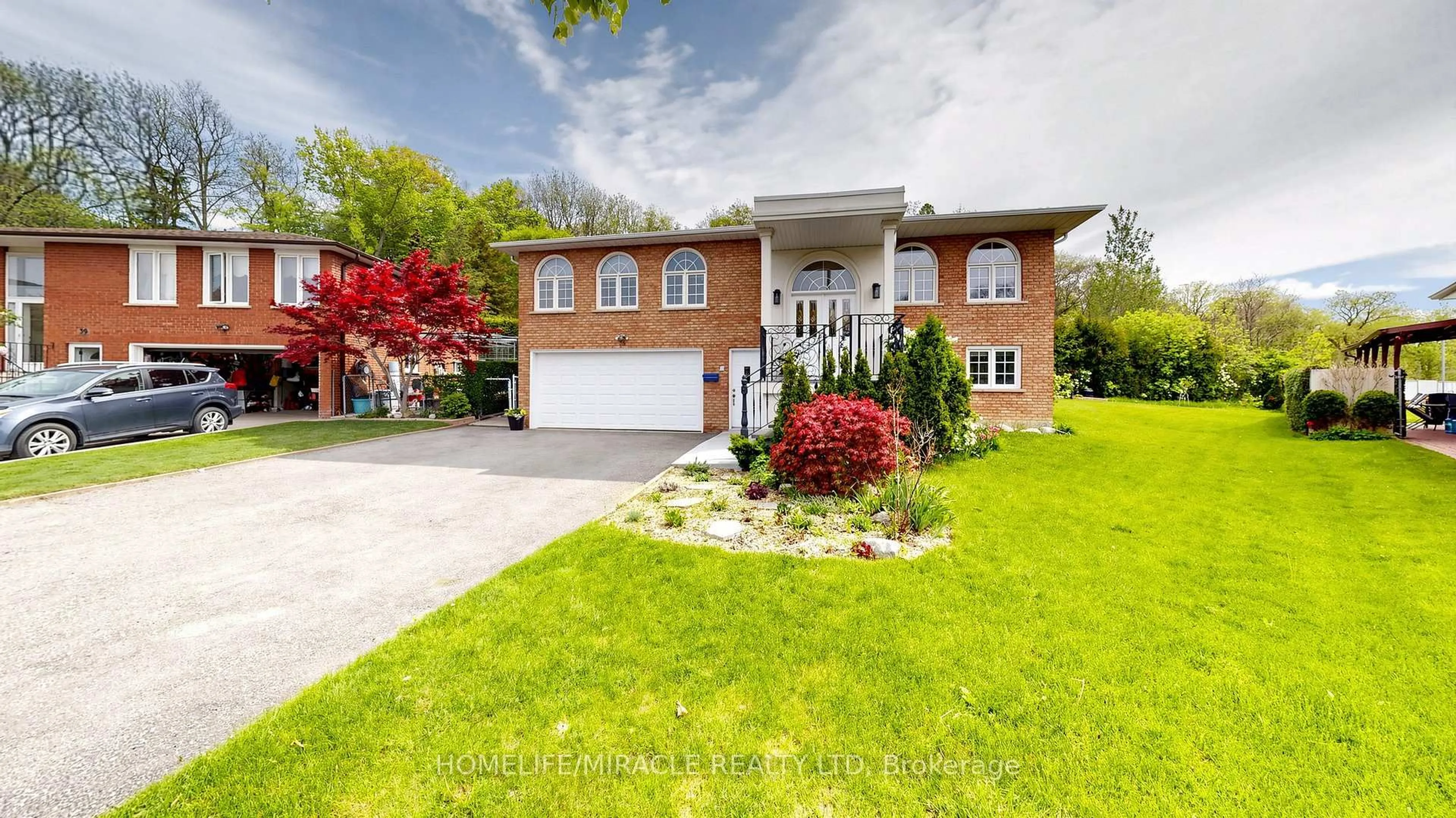 Home with brick exterior material, street for 35 Pioneer Lane, Vaughan Ontario L4L 2J2
