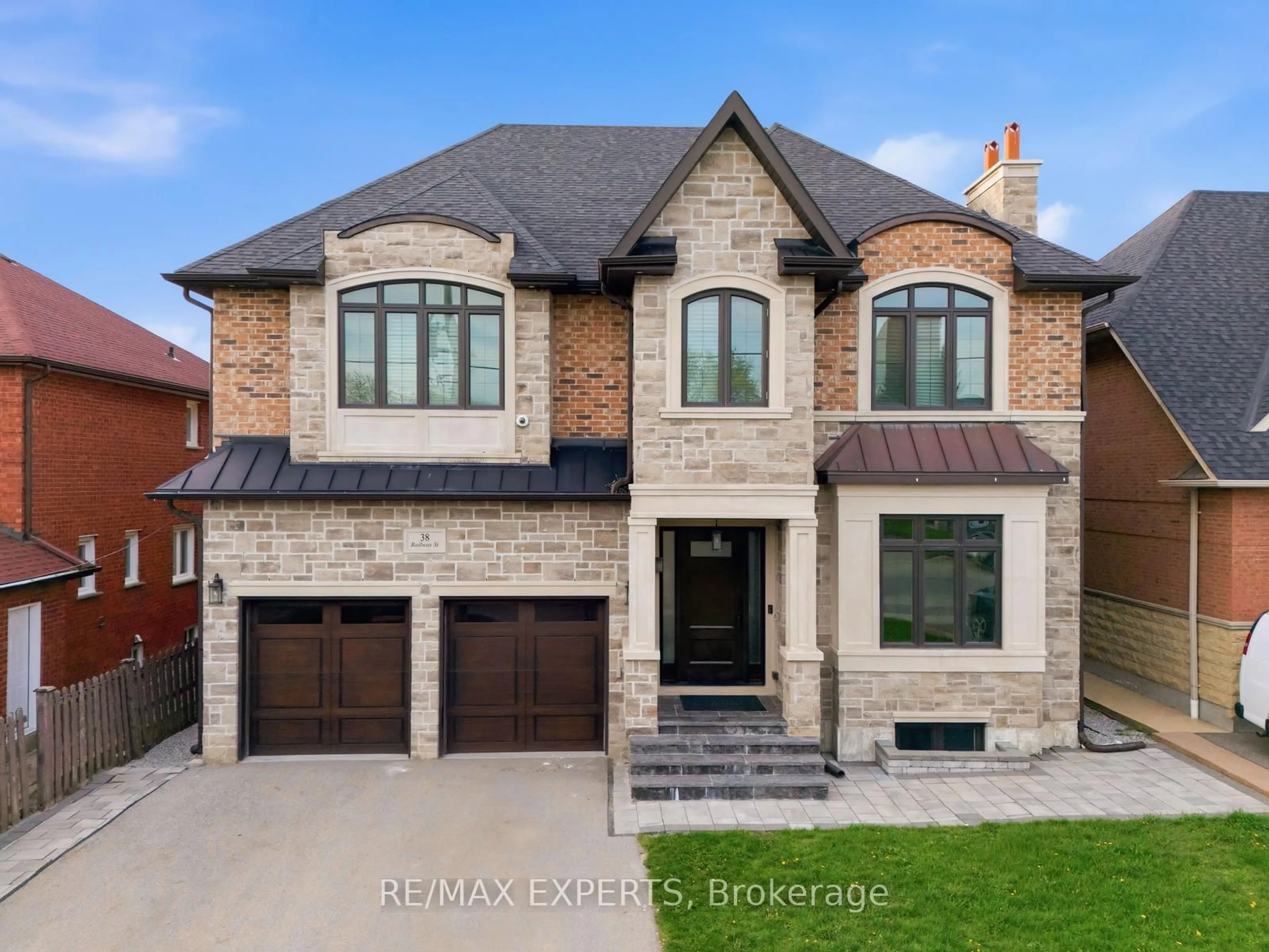 Home with brick exterior material, street for 38 Railway St, Vaughan Ontario L6A 1P7