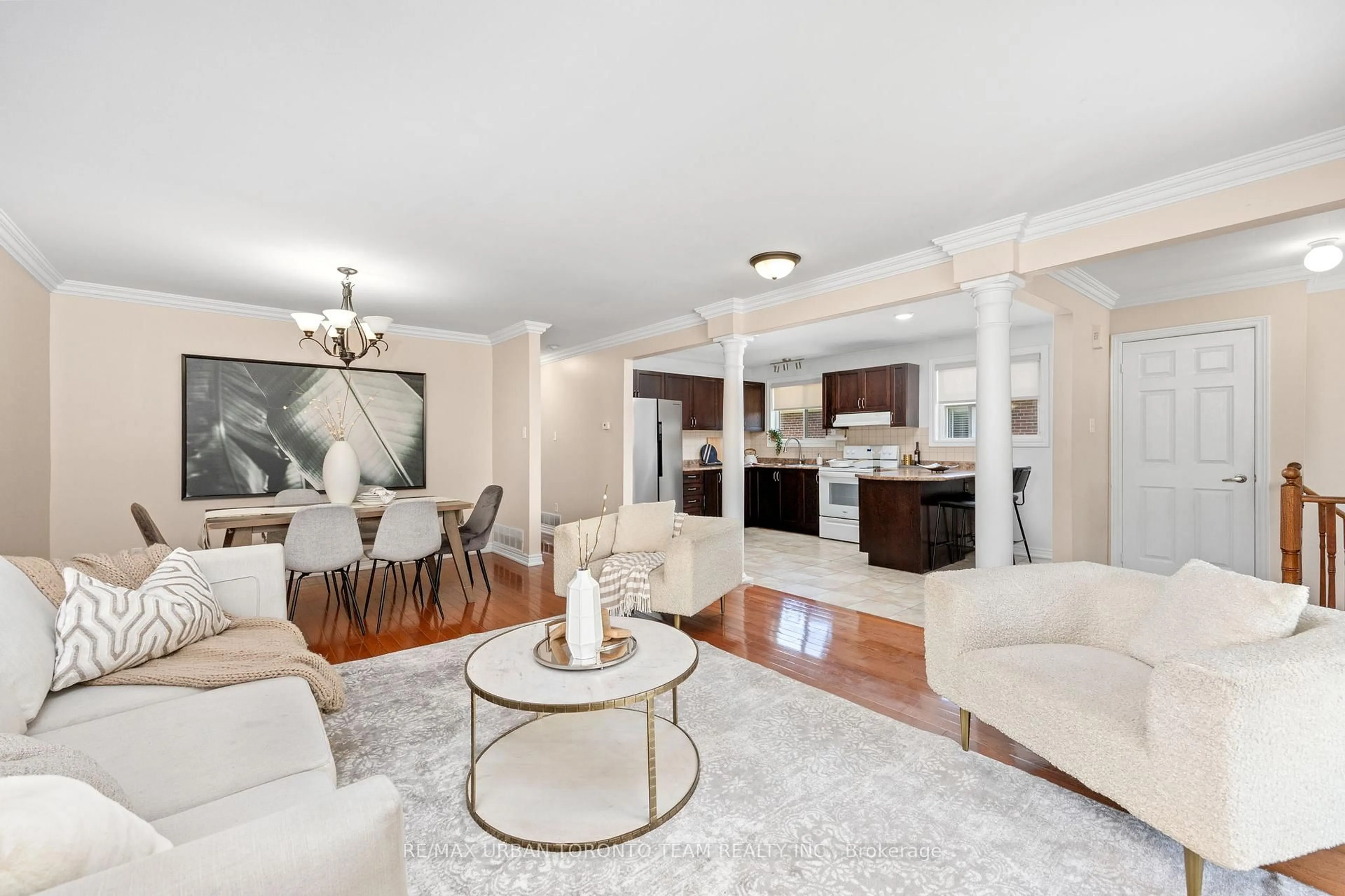 Living room with furniture, unknown for 82 Button Rd, Vaughan Ontario L4L 1J8