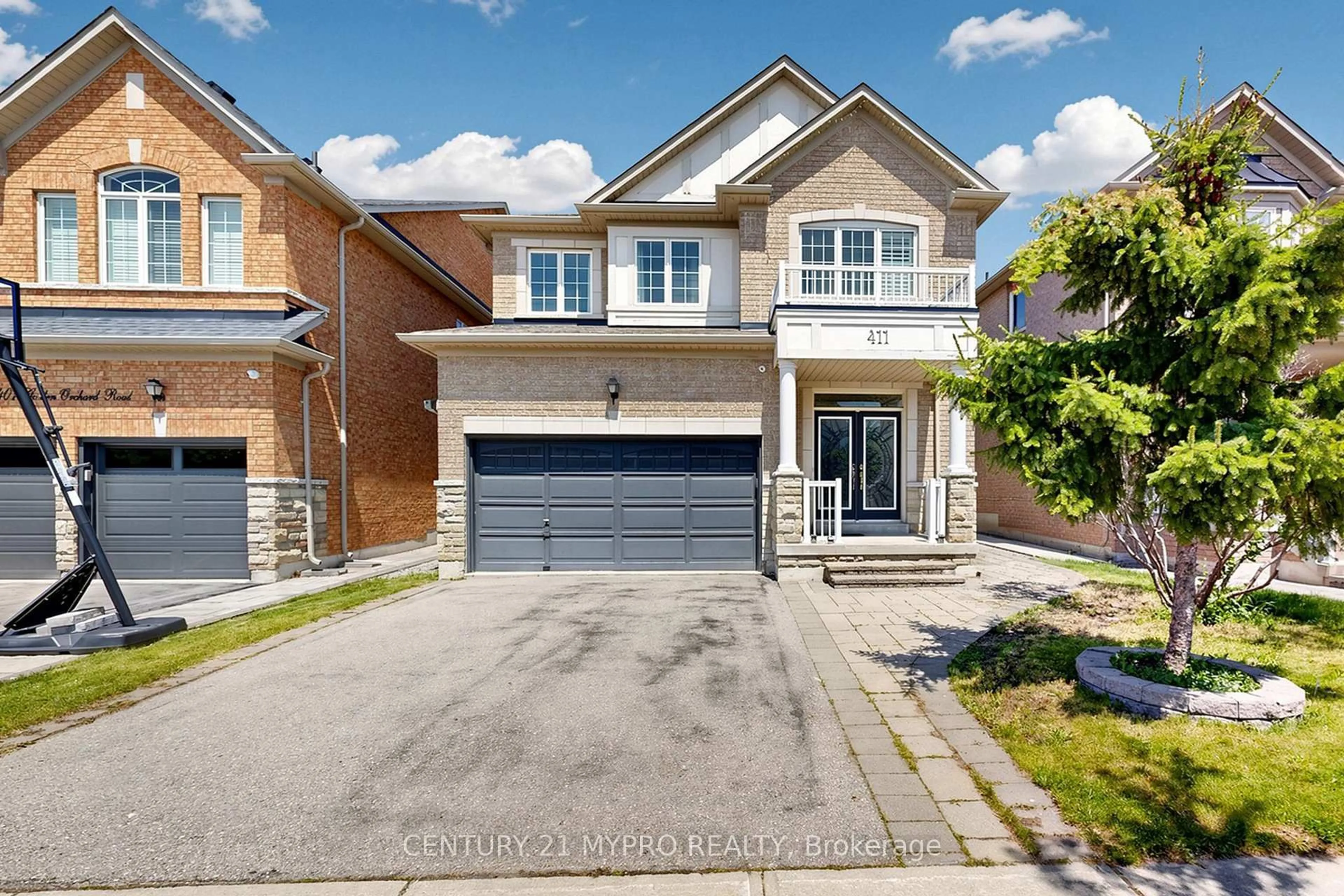 Home with brick exterior material, street for 411 Golden Orchard Rd, Vaughan Ontario L6A 0M5