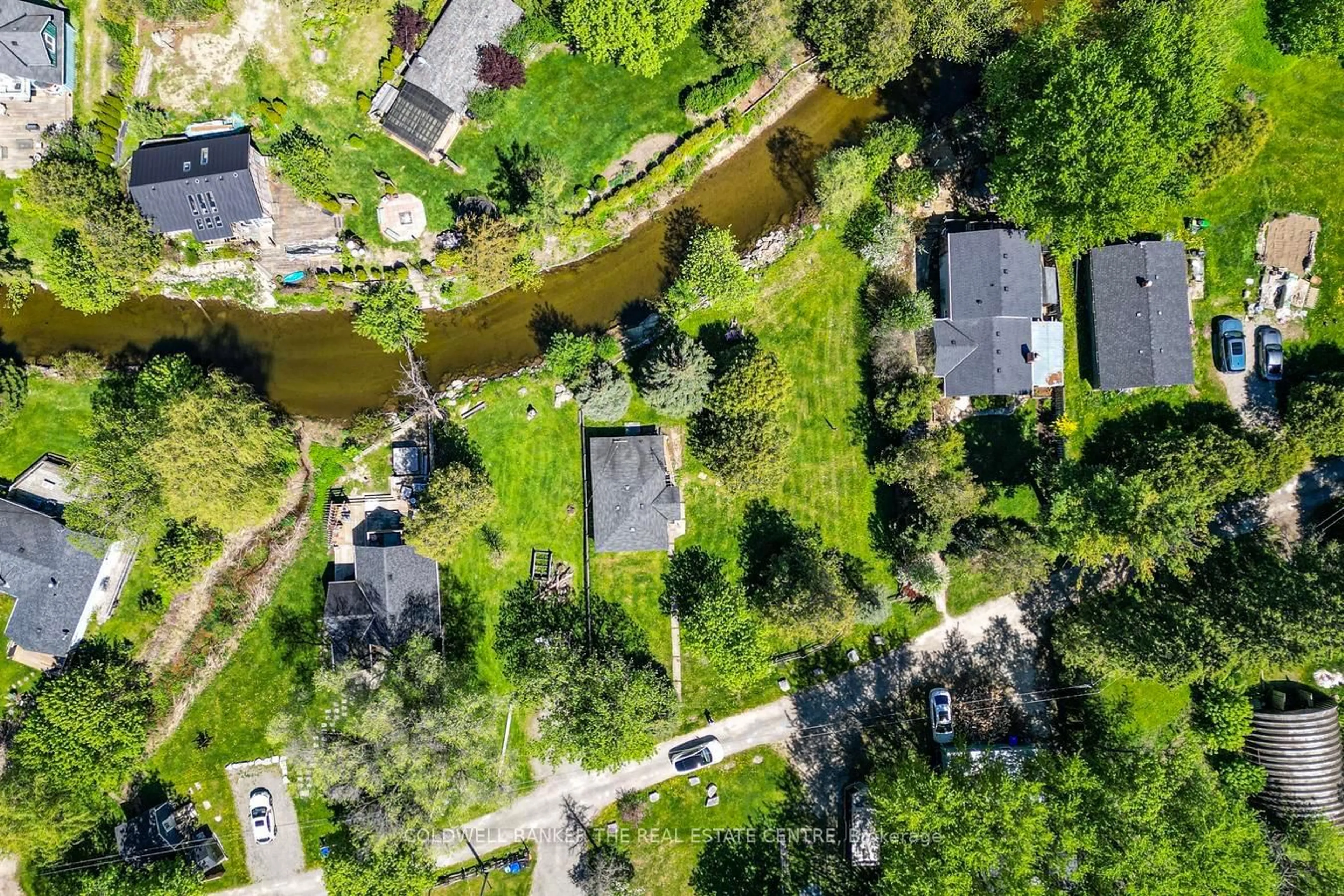 A pic from outside/outdoor area/front of a property/back of a property/a pic from drone, water/lake/river/ocean view for 8480 Nottawasaga River Rd, Adjala-Tosorontio Ontario L0G 1L0
