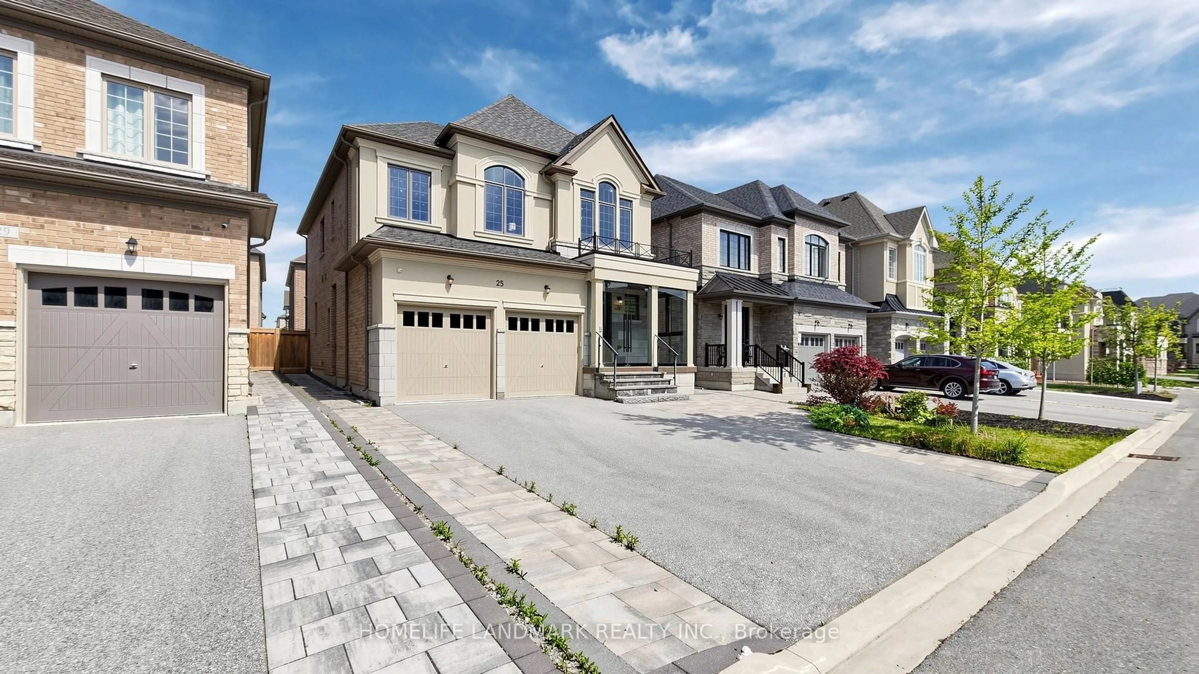 Home with brick exterior material, street for 25 Cannes Ave, Vaughan Ontario L4H 4P5