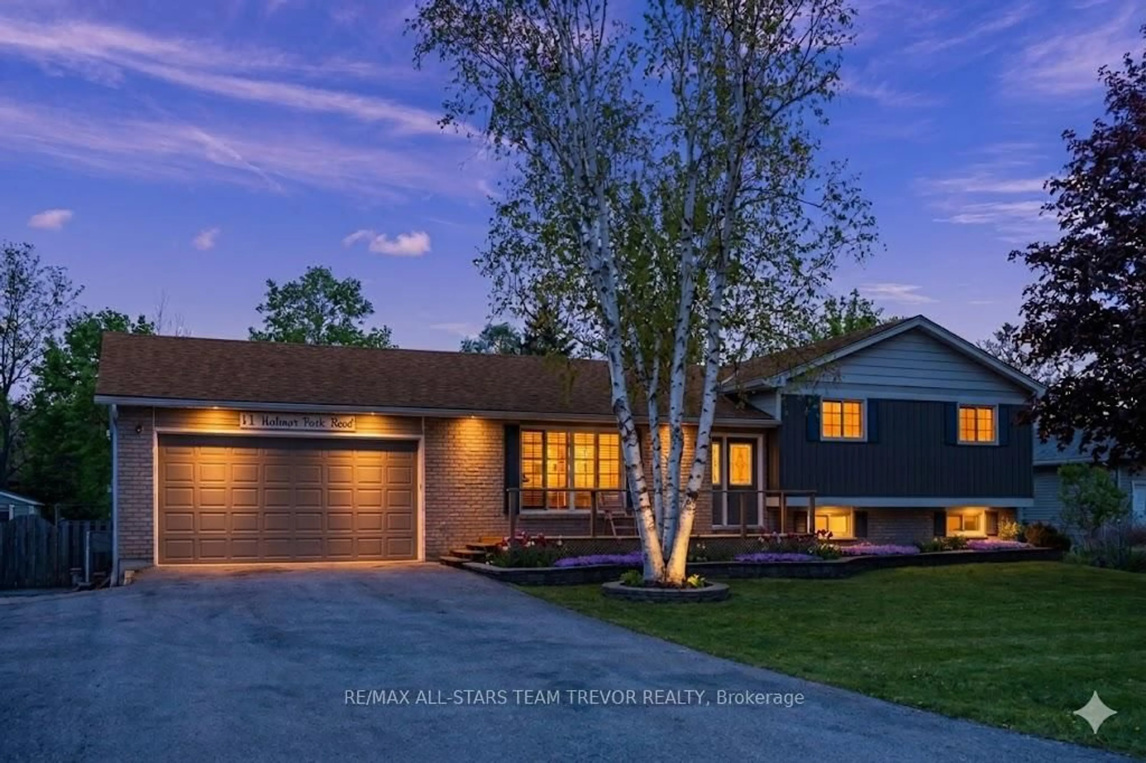 Home with brick exterior material, street for 11 Halmar Park Rd, Georgina Ontario L0E 1N0