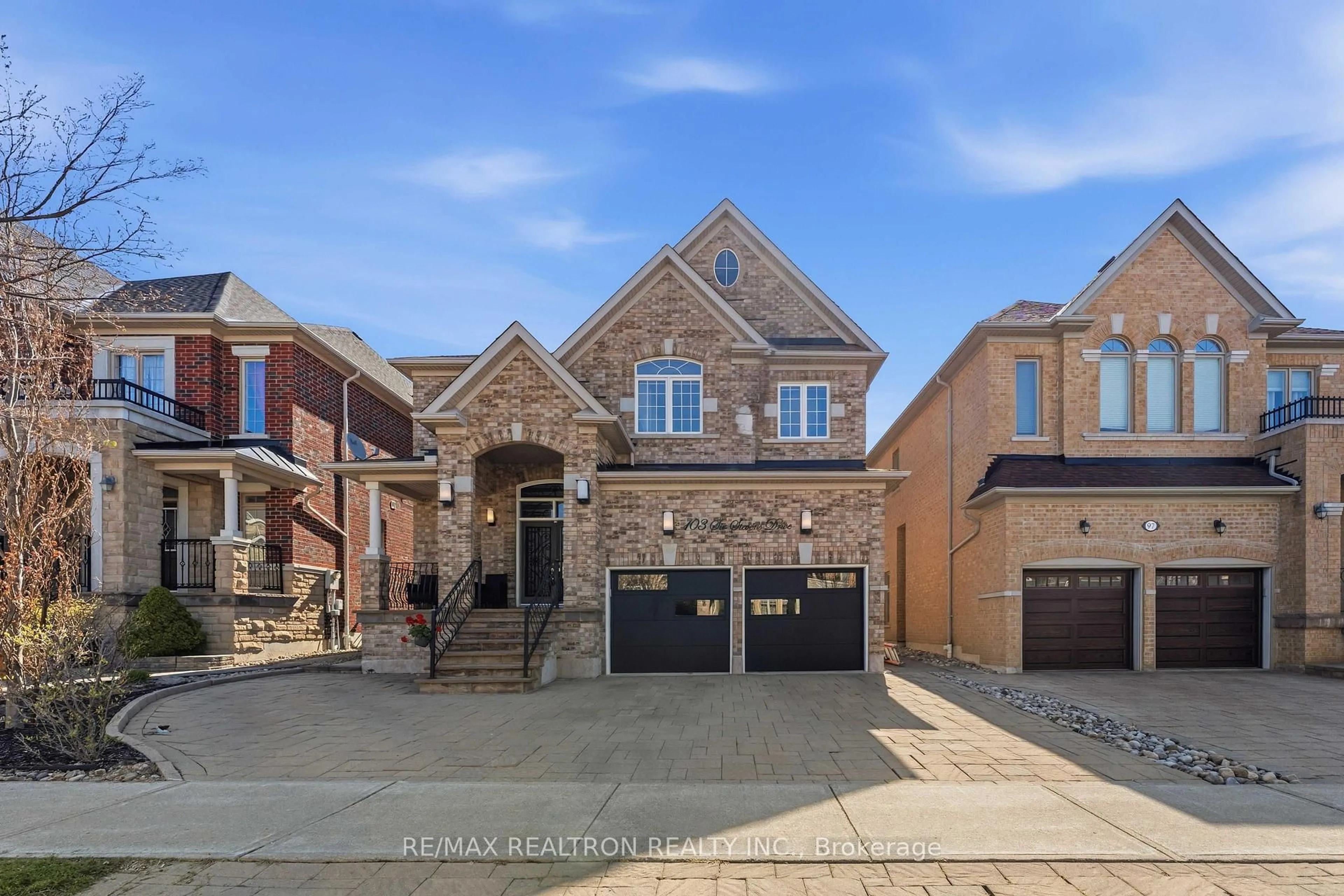 Home with brick exterior material, street for 103 Sir Stevens Dr, Vaughan Ontario L6A 0H9