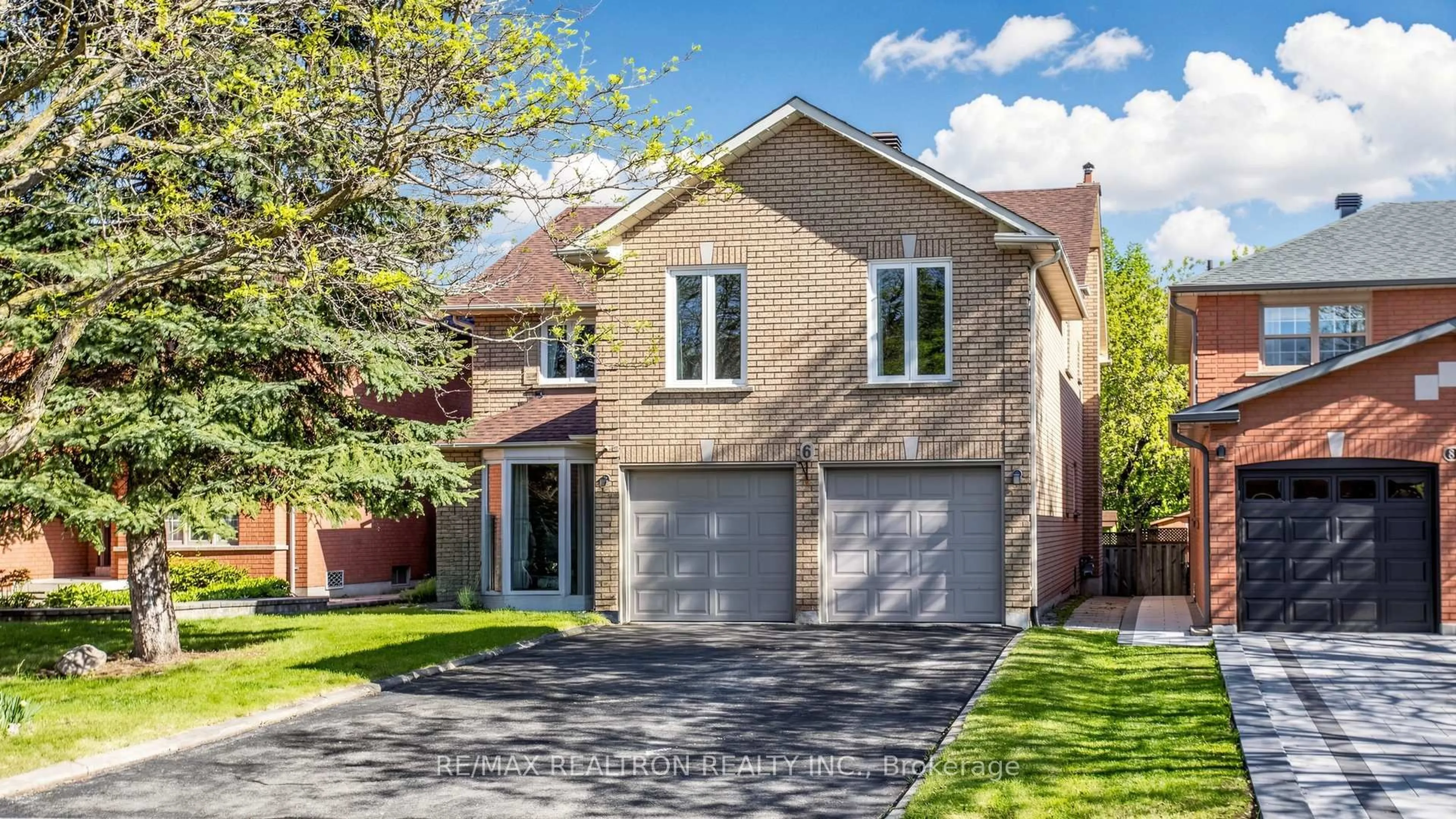 Home with brick exterior material, street for 6 Loyal Blue Cres, Richmond Hill Ontario L4S 1A2