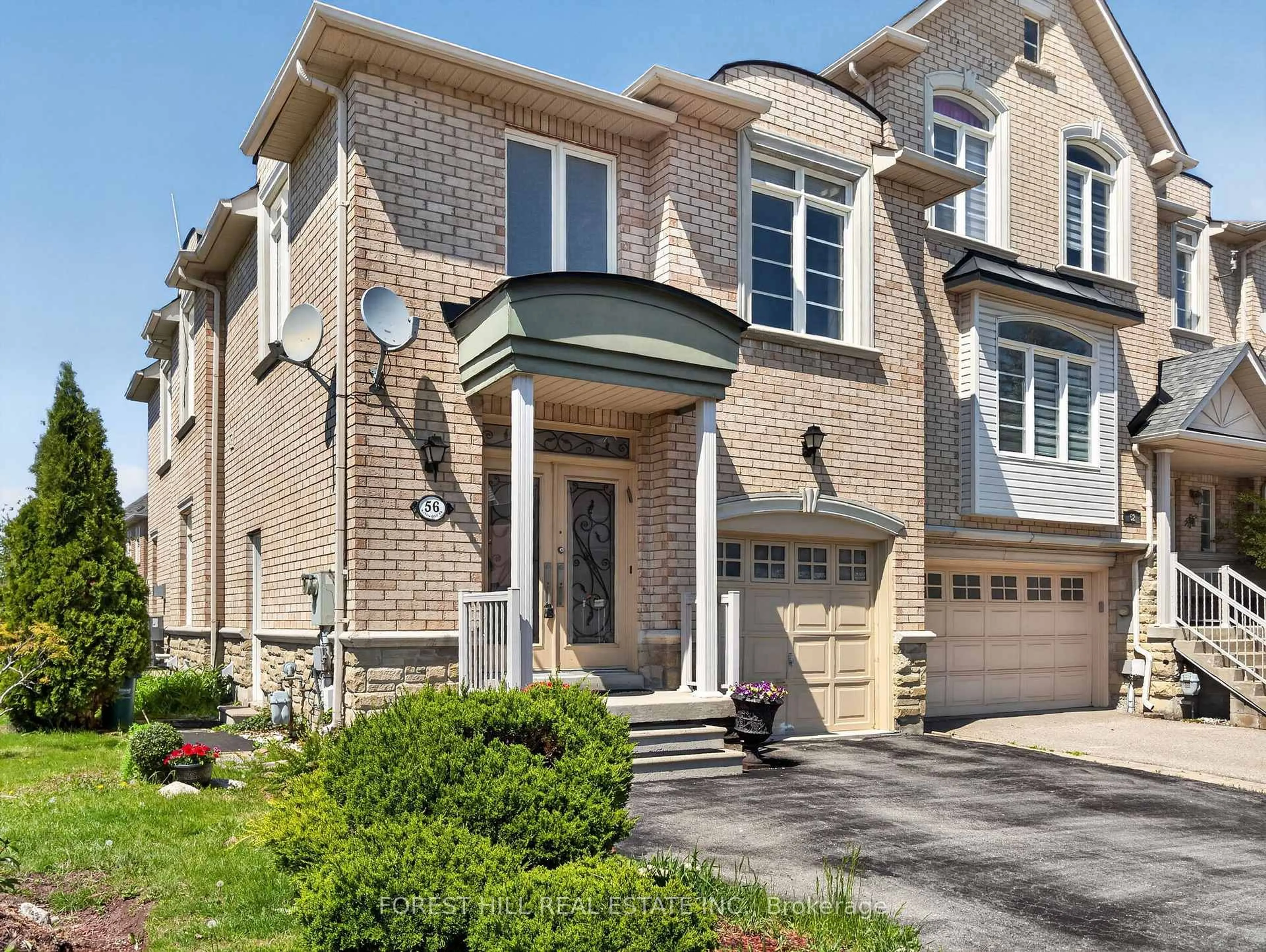 Home with brick exterior material, street for 56 Mintwood Rd, Vaughan Ontario L4J 9C3