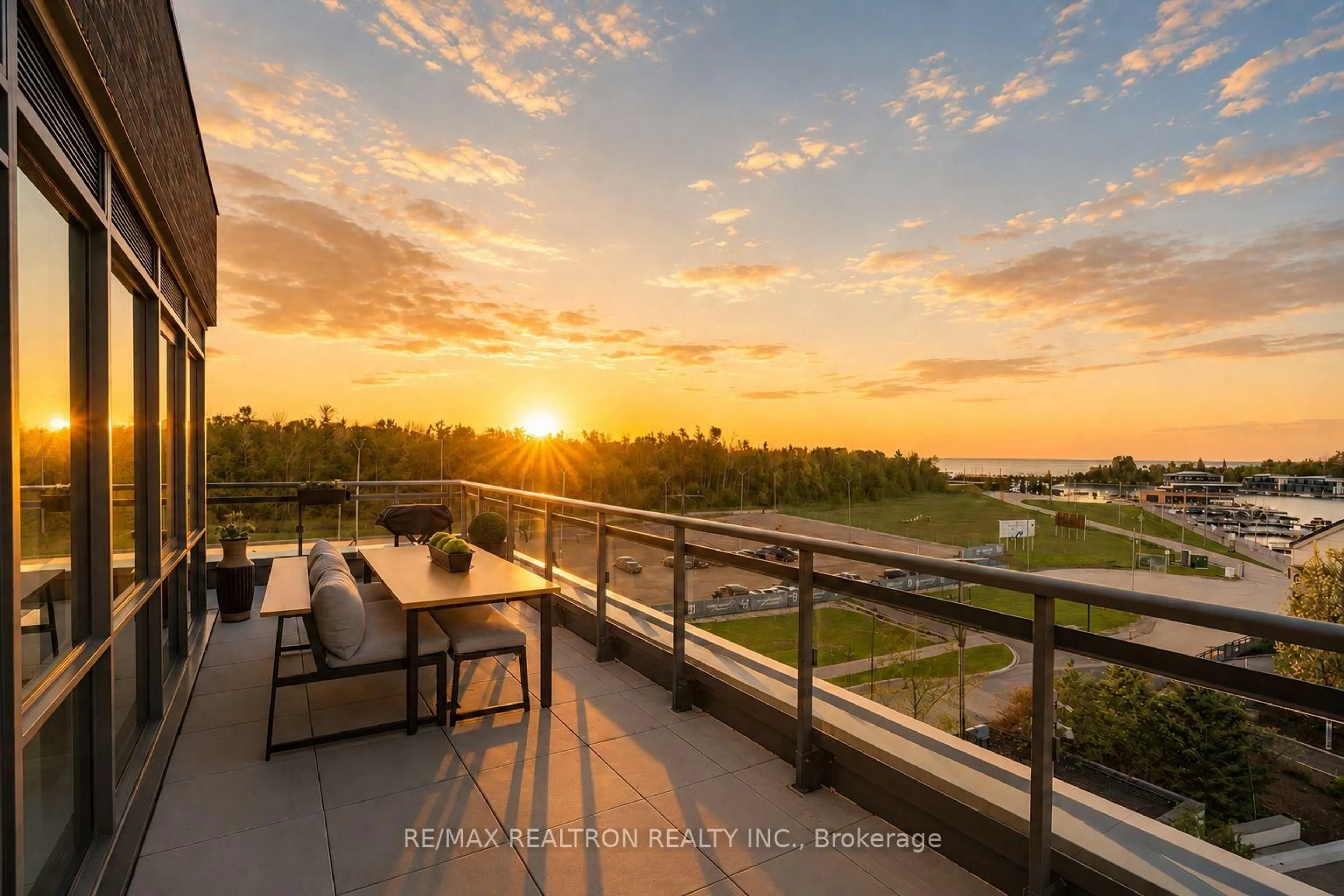 Patio, water/lake/river/ocean view for 241 Sea Ray Ave #A416, Innisfil Ontario L9S 0L9