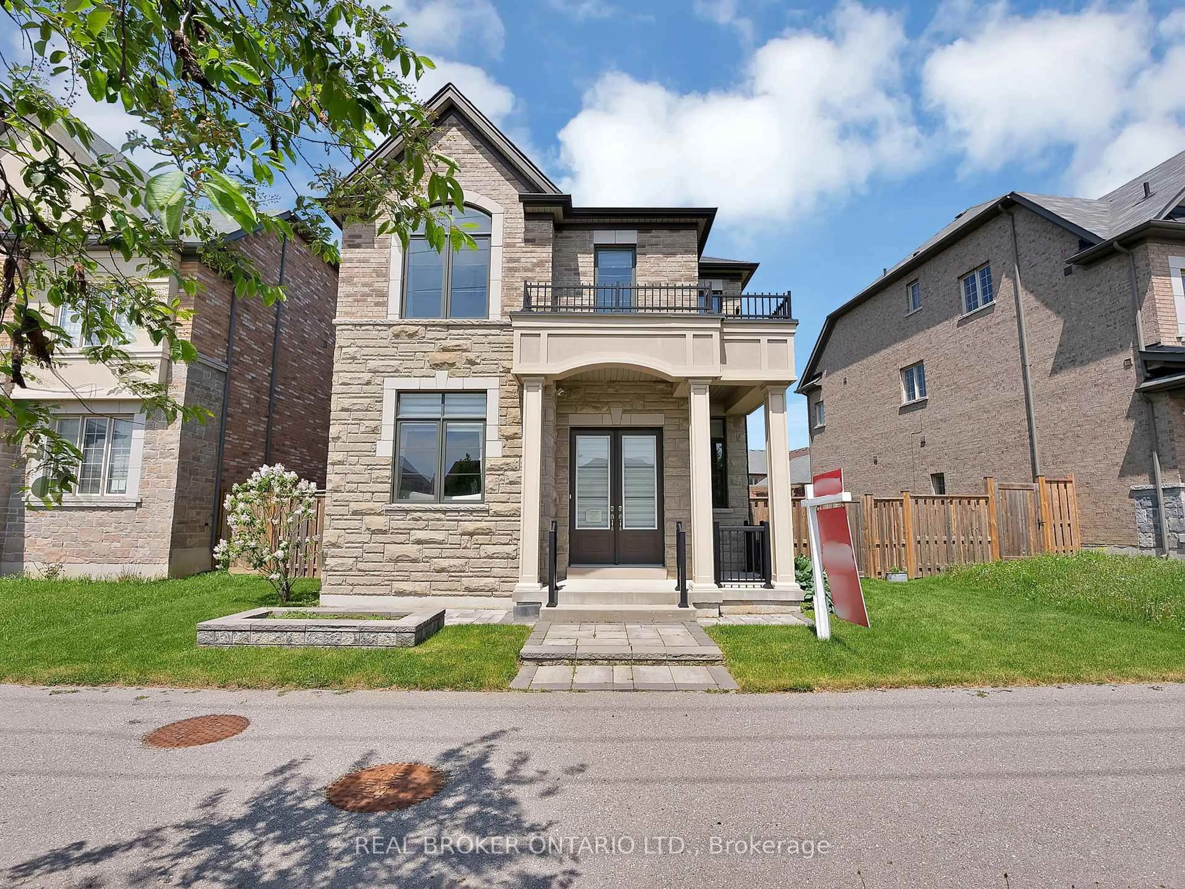 Home with brick exterior material, street for 19 Berryman Lane, Markham Ontario L6B 1M6