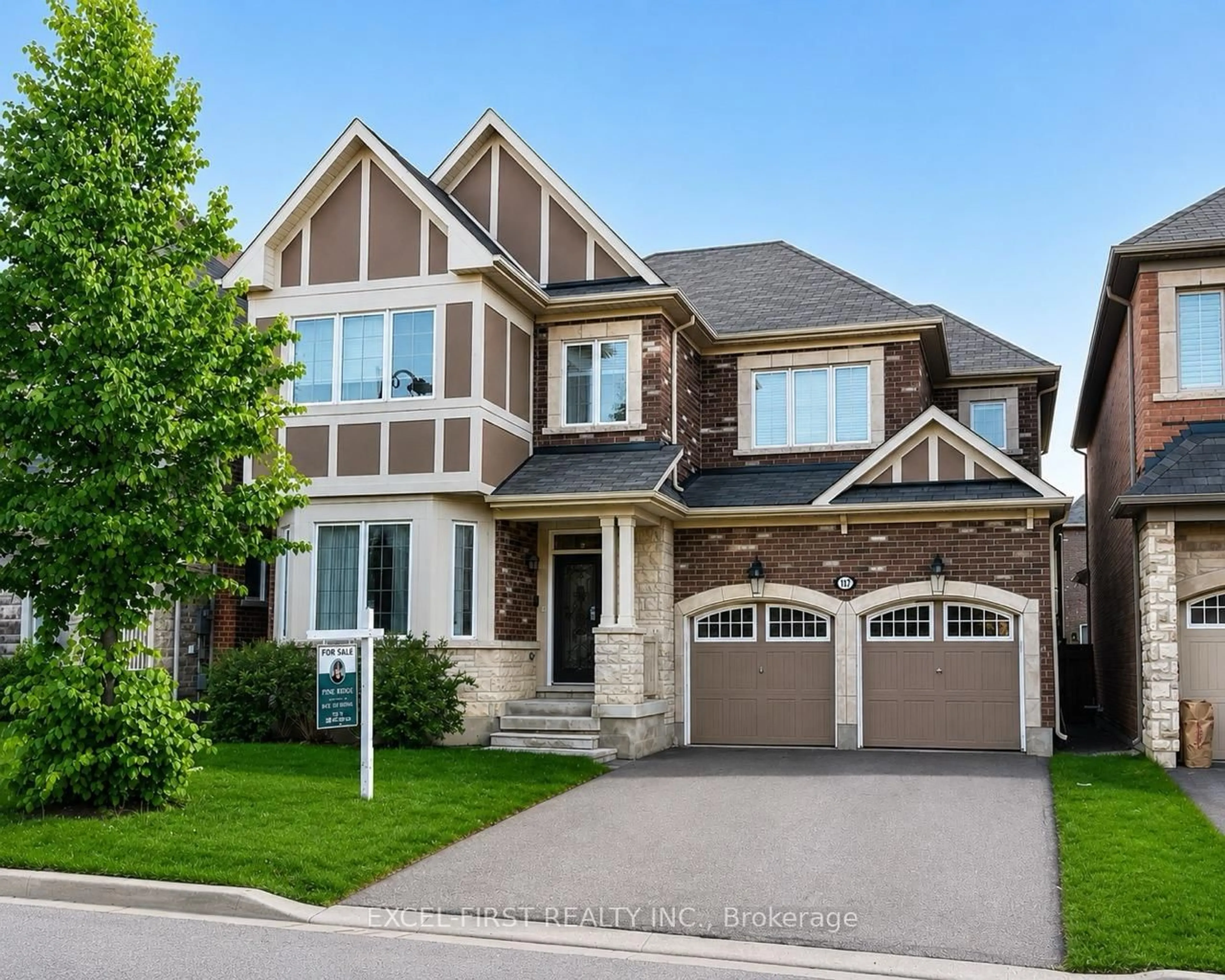 Home with brick exterior material, street for 117 Novan Cres, Aurora Ontario L4G 0X7
