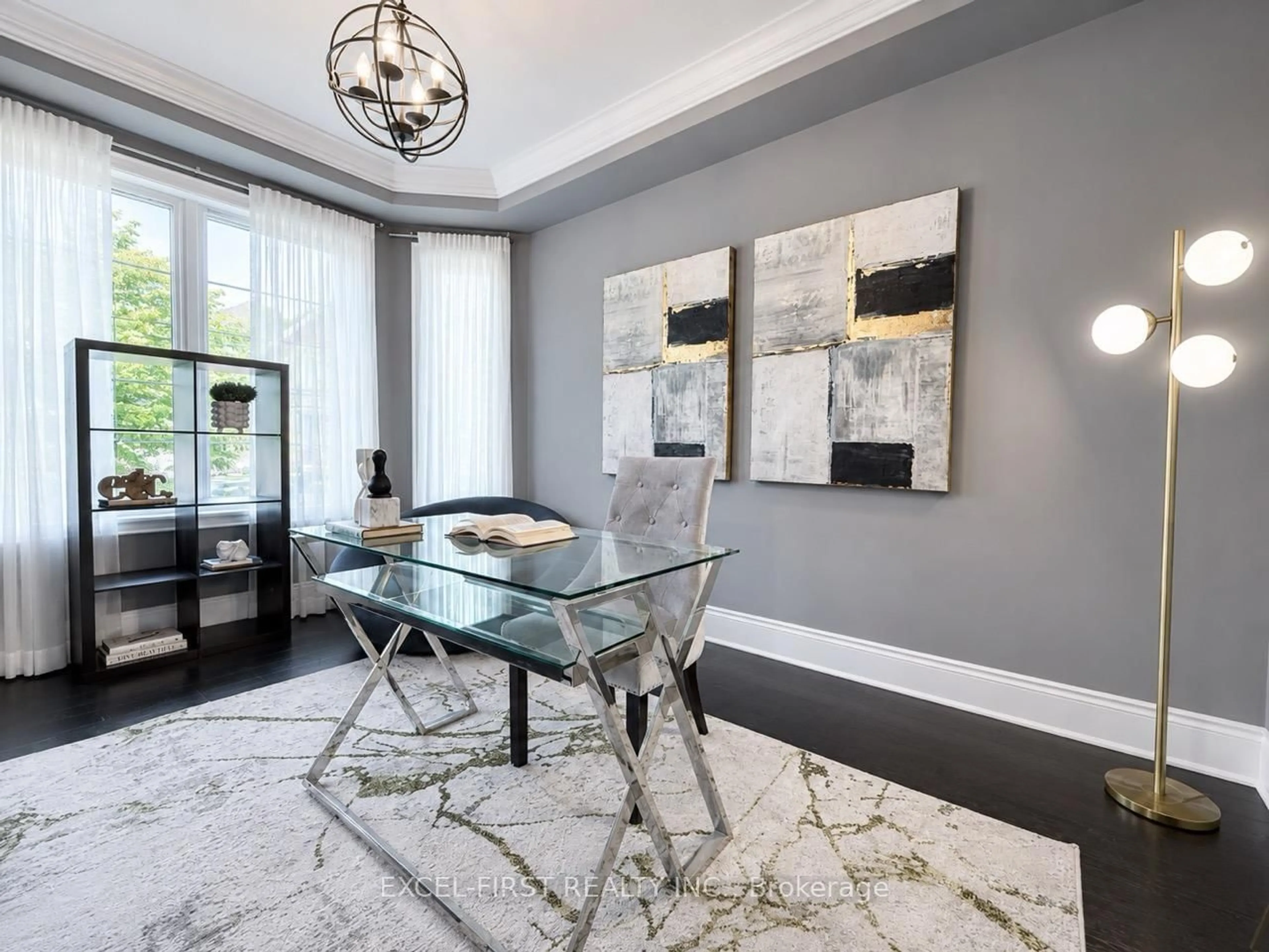 Dining room, carpet floor for 117 Novan Cres, Aurora Ontario L4G 0X7