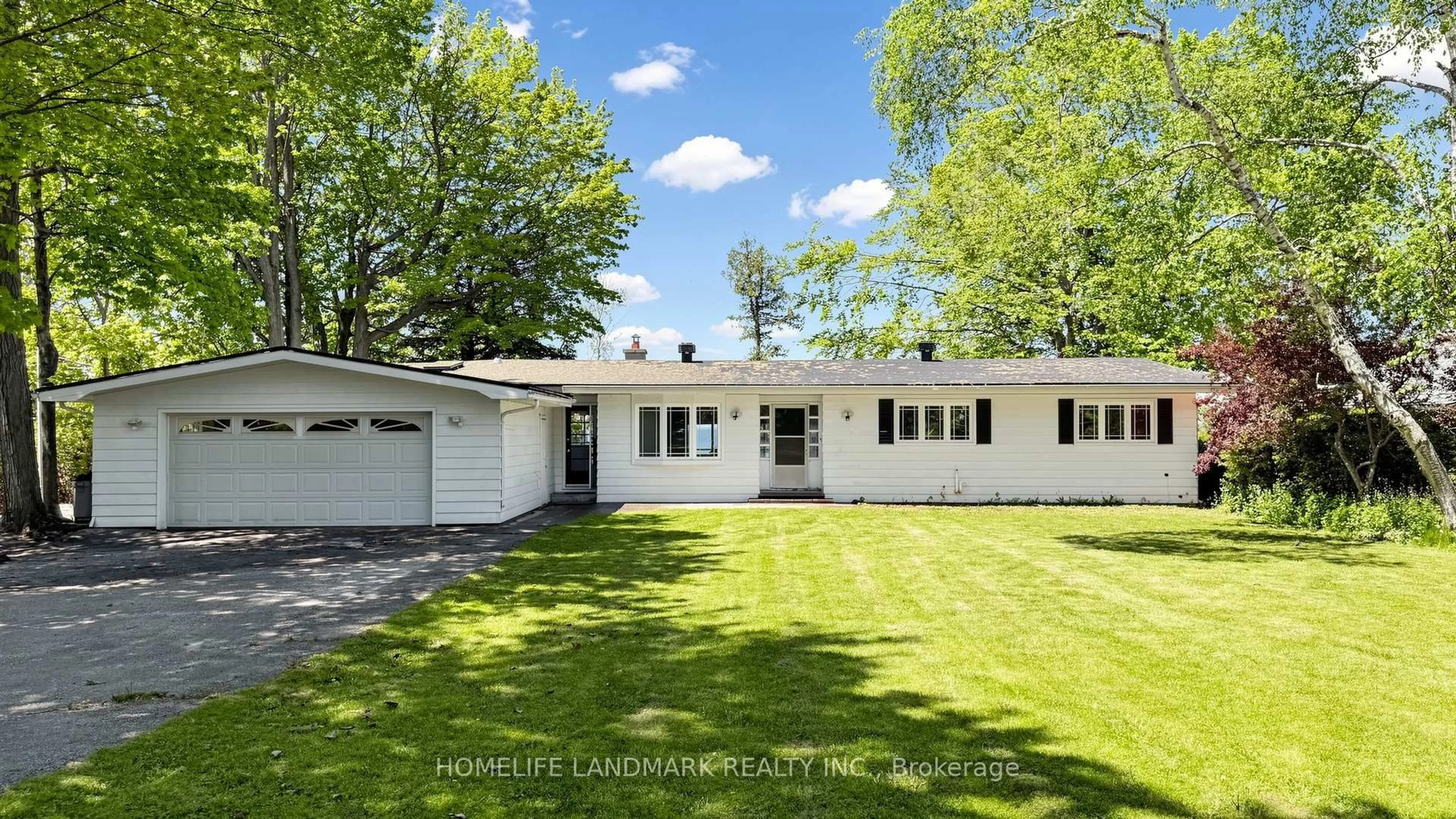 Home with vinyl exterior material, street for B735 Cedar Beach Rd, Brock Ontario L0K 1A0