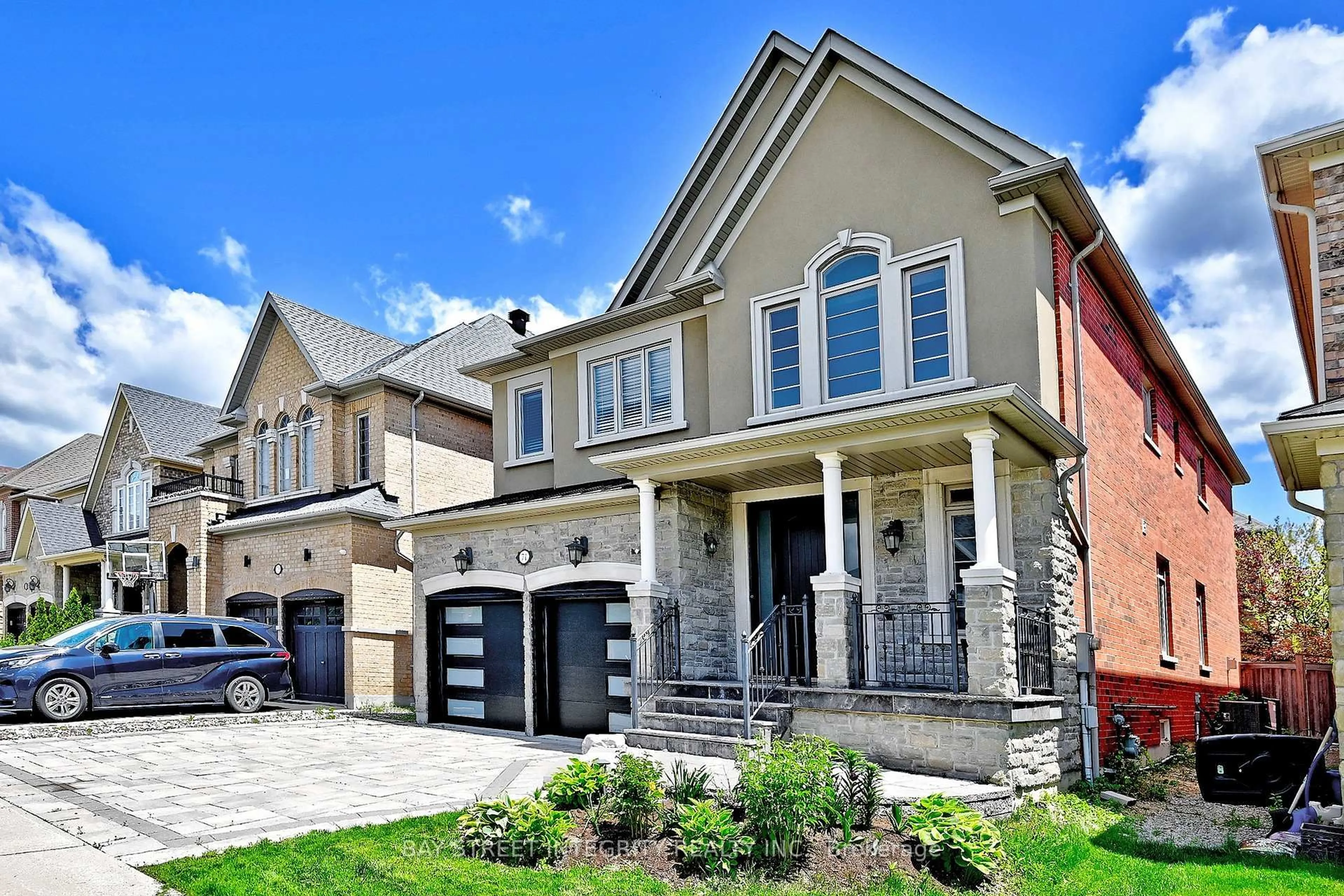 Home with brick exterior material, street for 71 Allison Ann Way, Vaughan Ontario L6A 0J4