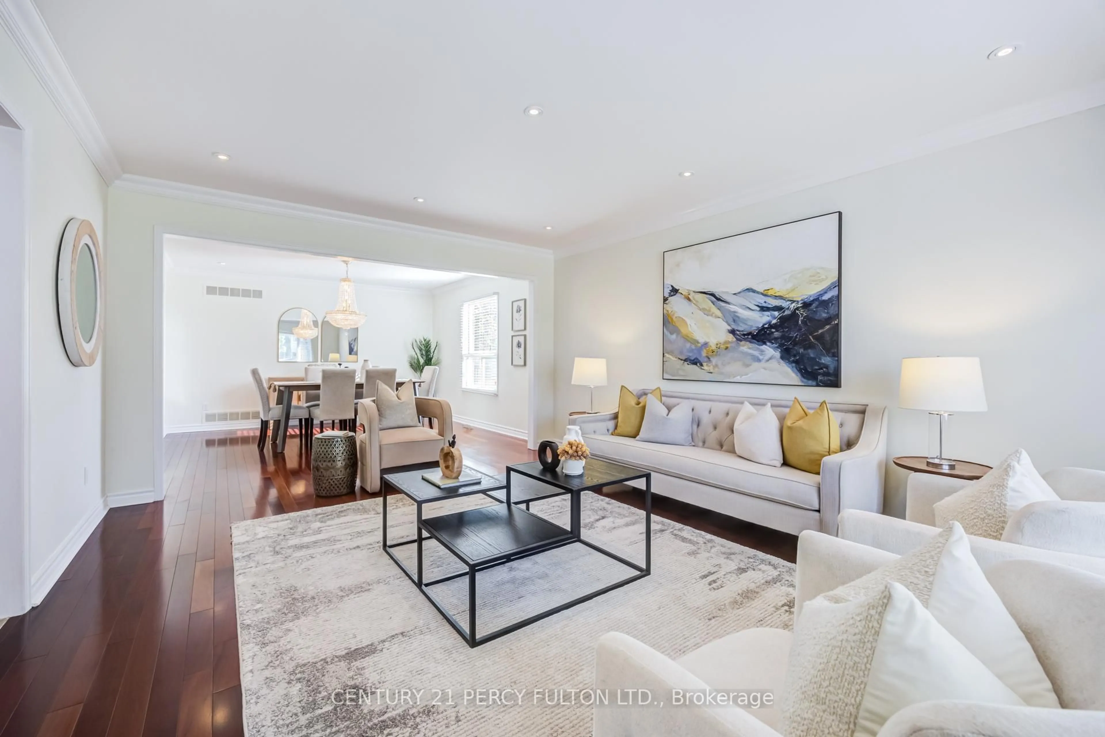 Living room with furniture, unknown for 39 Wilclay Ave, Markham Ontario L3S 1S7