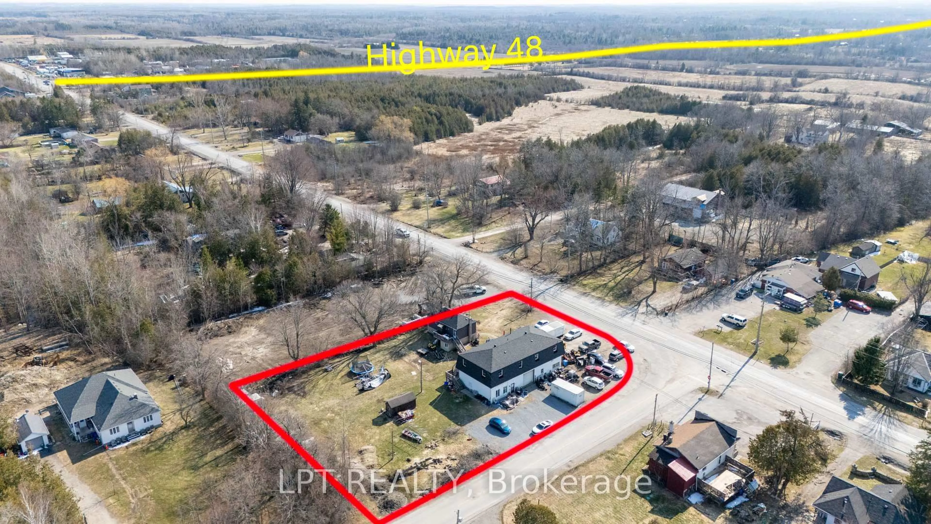A pic from outside/outdoor area/front of a property/back of a property/a pic from drone, building for 22985 Lakeridge Rd, Brock Ontario L0E 1E0