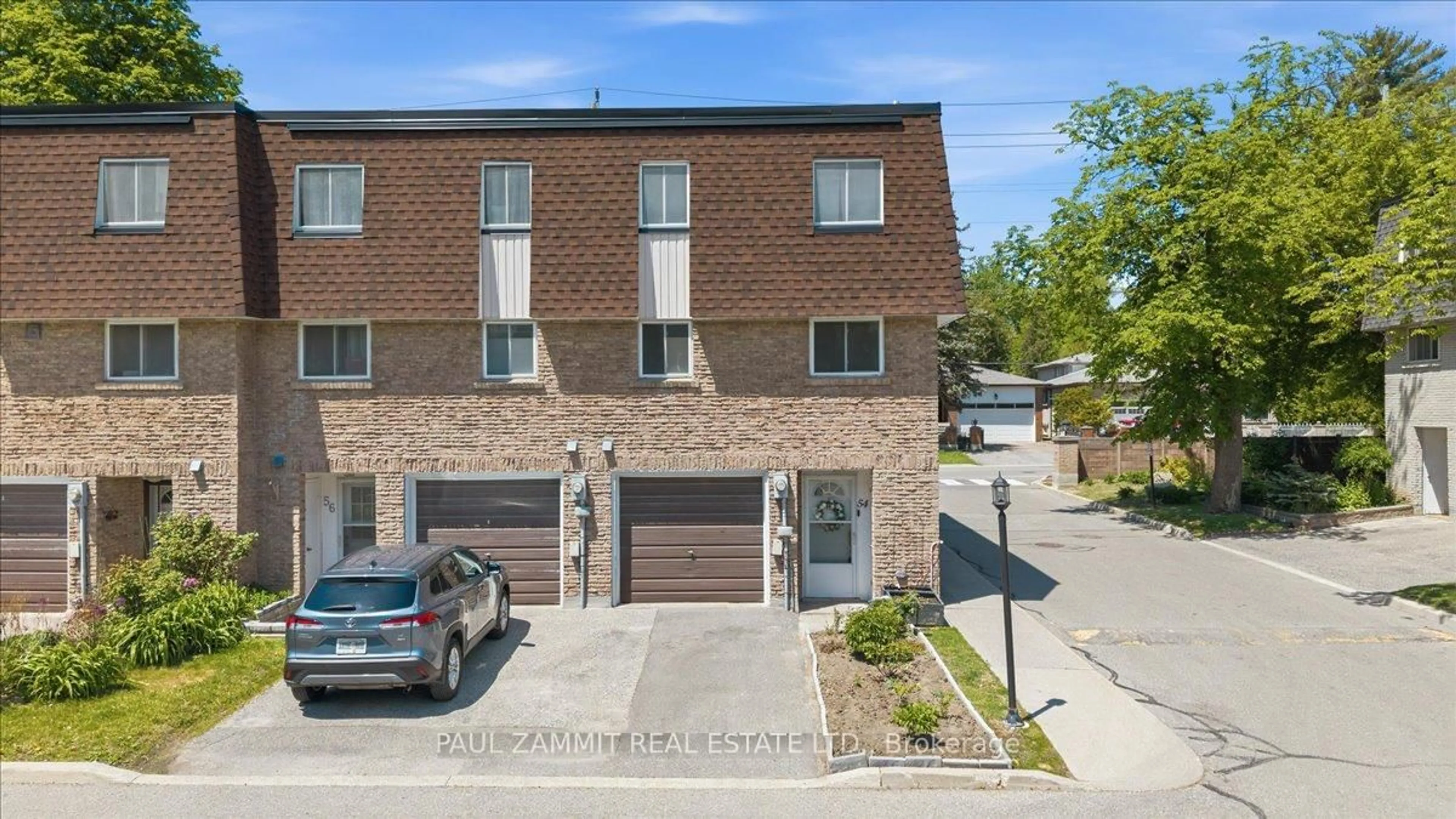 A pic from outside/outdoor area/front of a property/back of a property/a pic from drone, street for 141 Clark Ave #54, Markham Ontario L3T 4P4