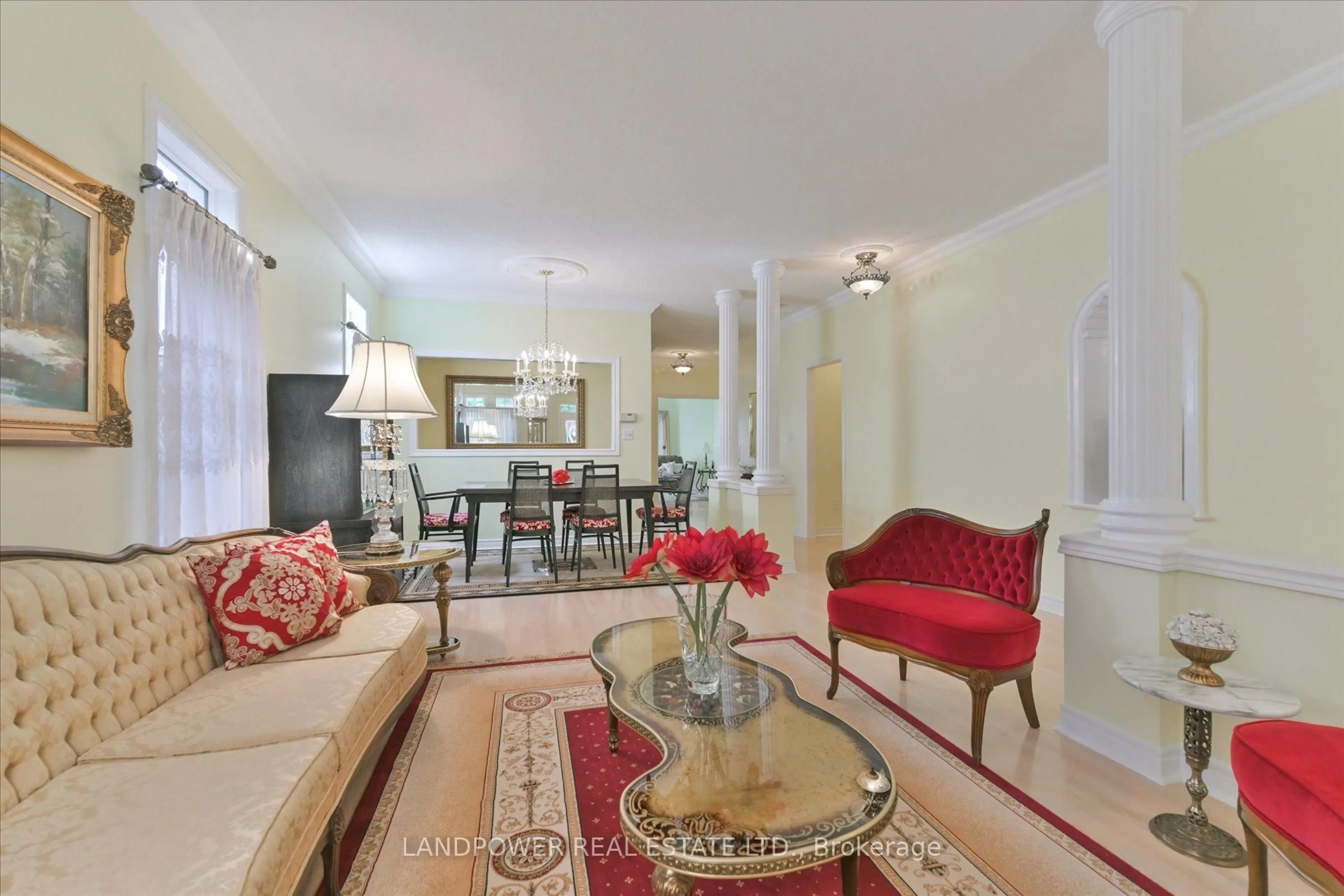 Living room with furniture, unknown for 22 Red Ash Dr, Markham Ontario L3S 4B7