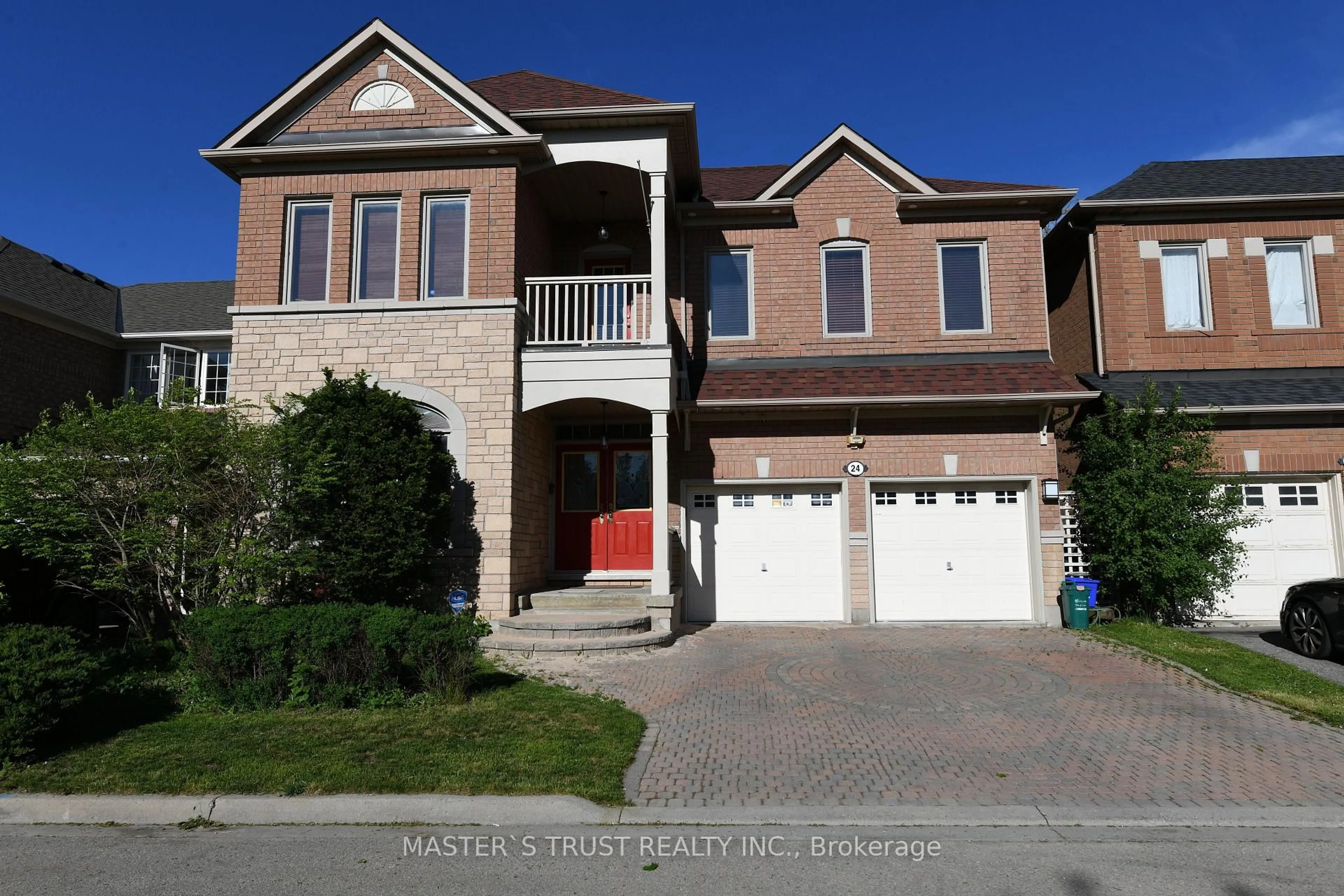 Home with brick exterior material, street for 24 Majestic Dr, Markham Ontario L6C 2B1