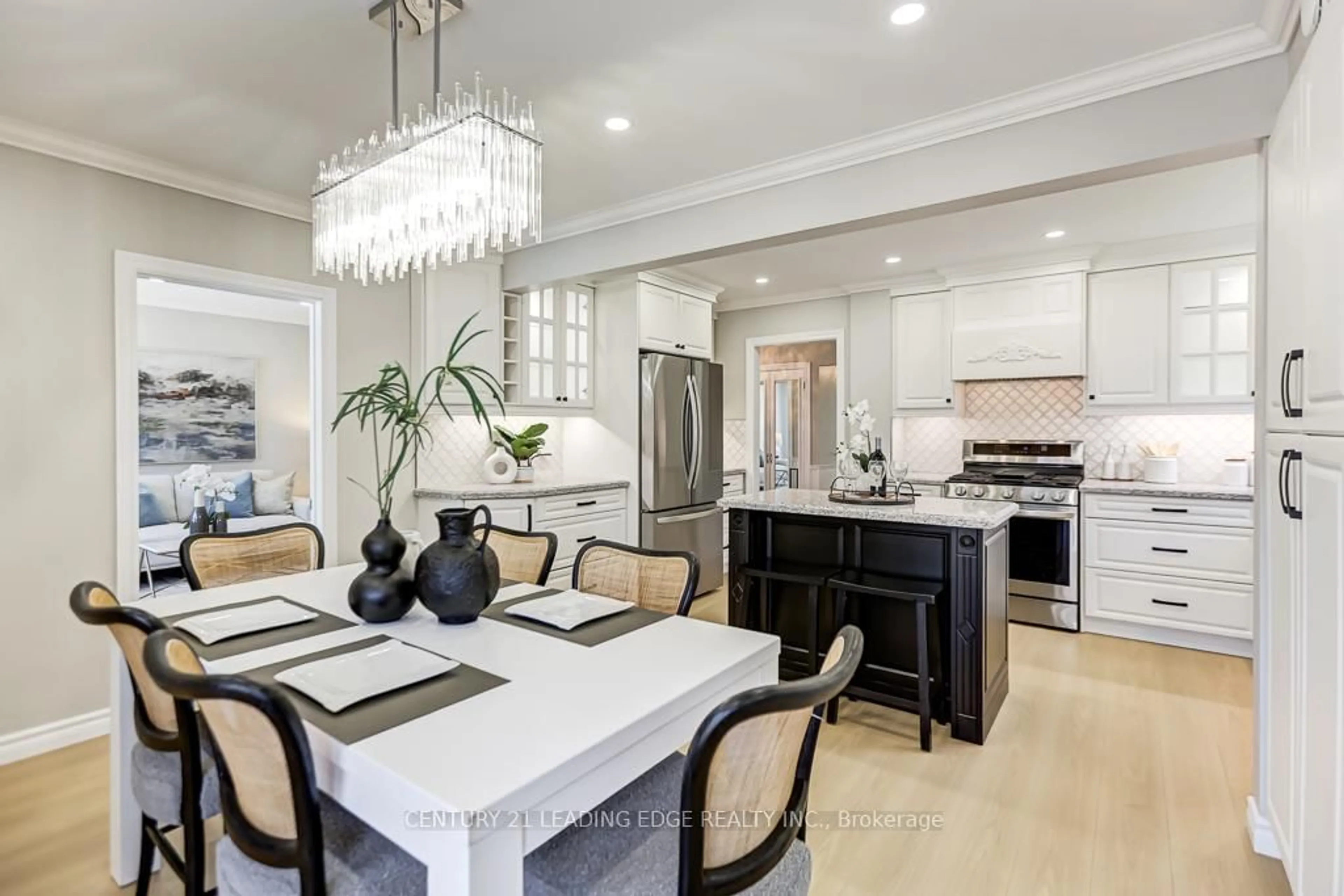 Contemporary kitchen, ceramic/tile floor for 92 Drakefield Rd, Markham Ontario L3P 1H1