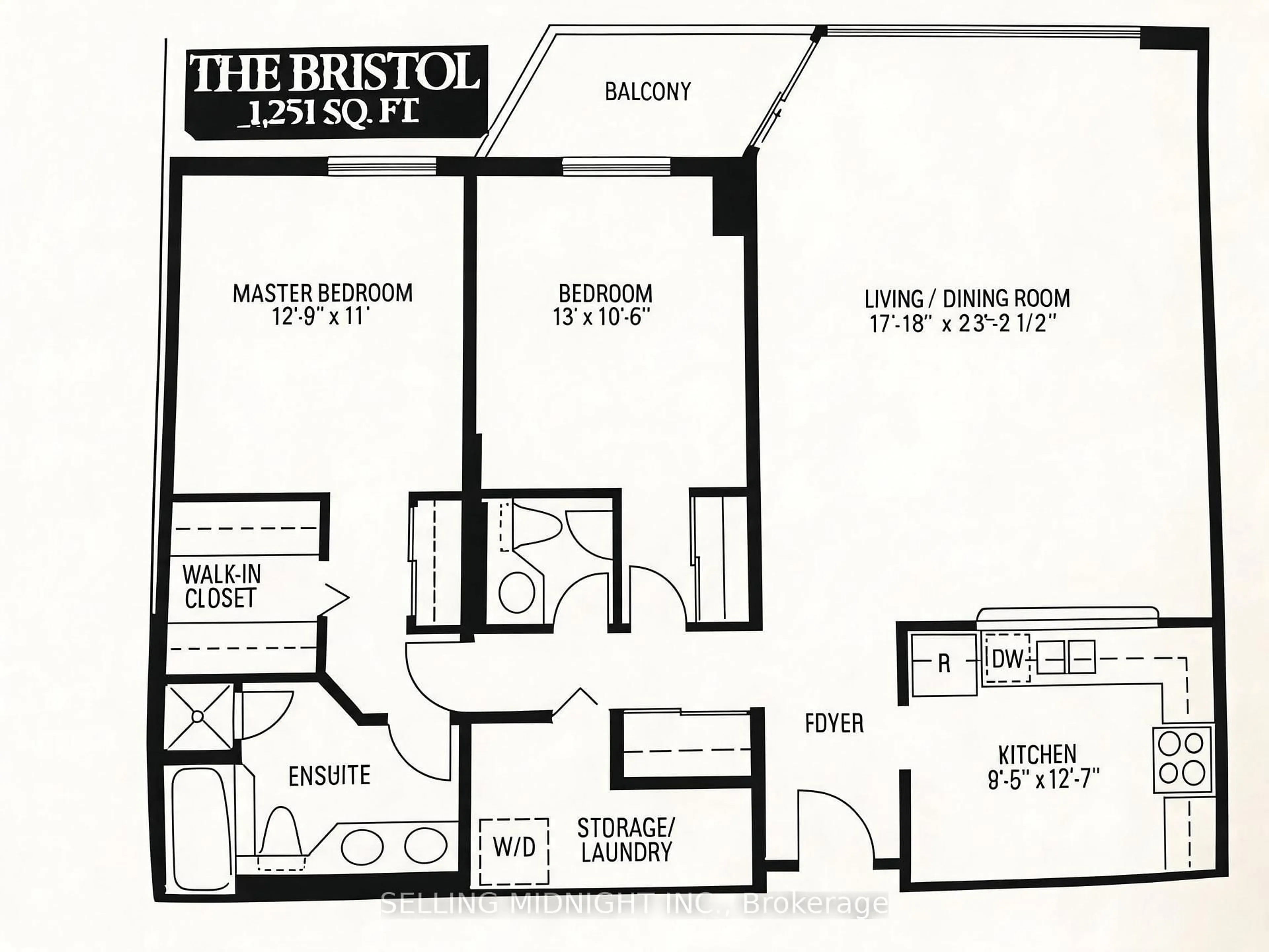Floor plan for 2 Raymerville Dr #818, Markham Ontario L3P 7N7