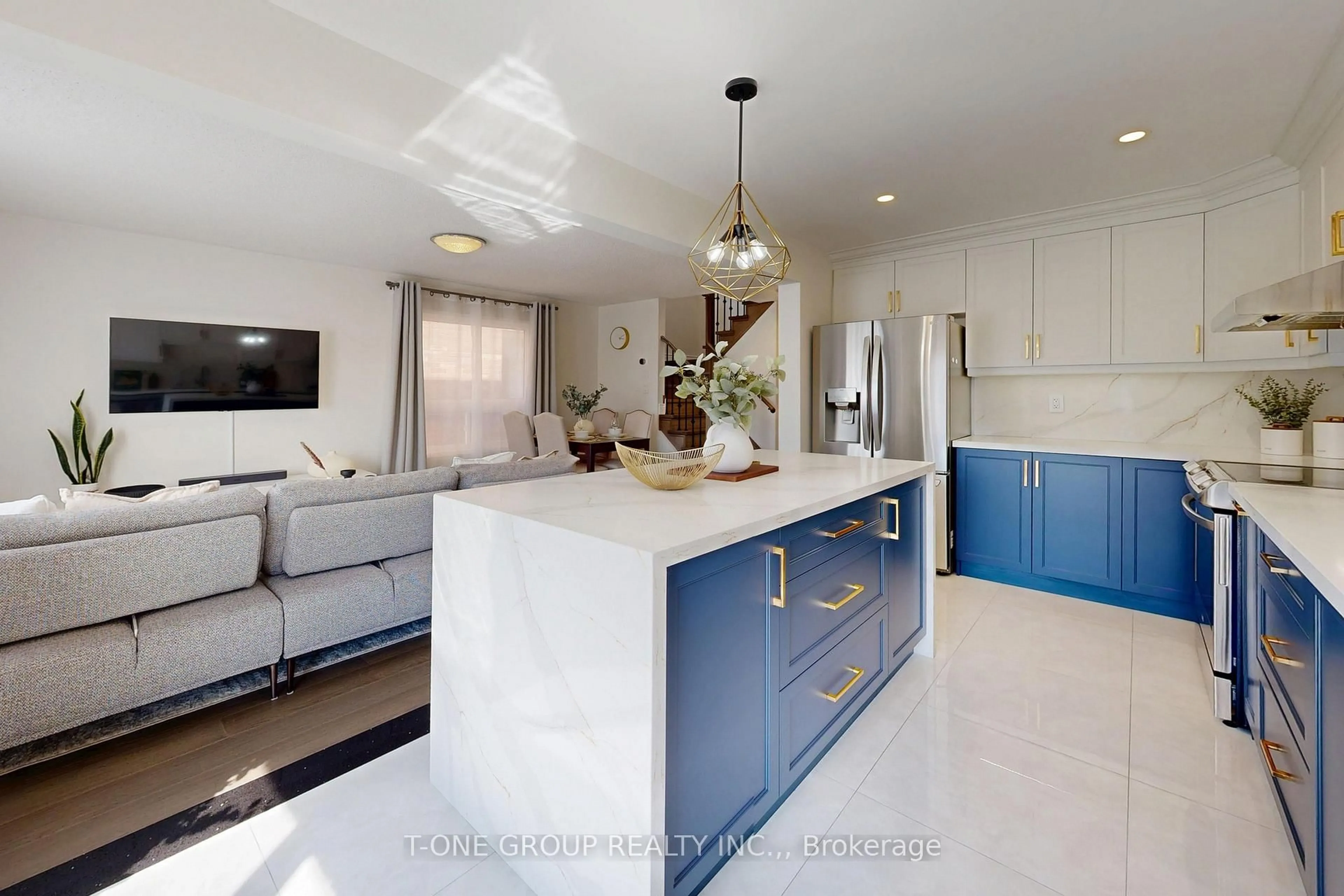Contemporary kitchen, ceramic/tile floor for 880 Isaac Phillips Way, Newmarket Ontario L3X 2Y8