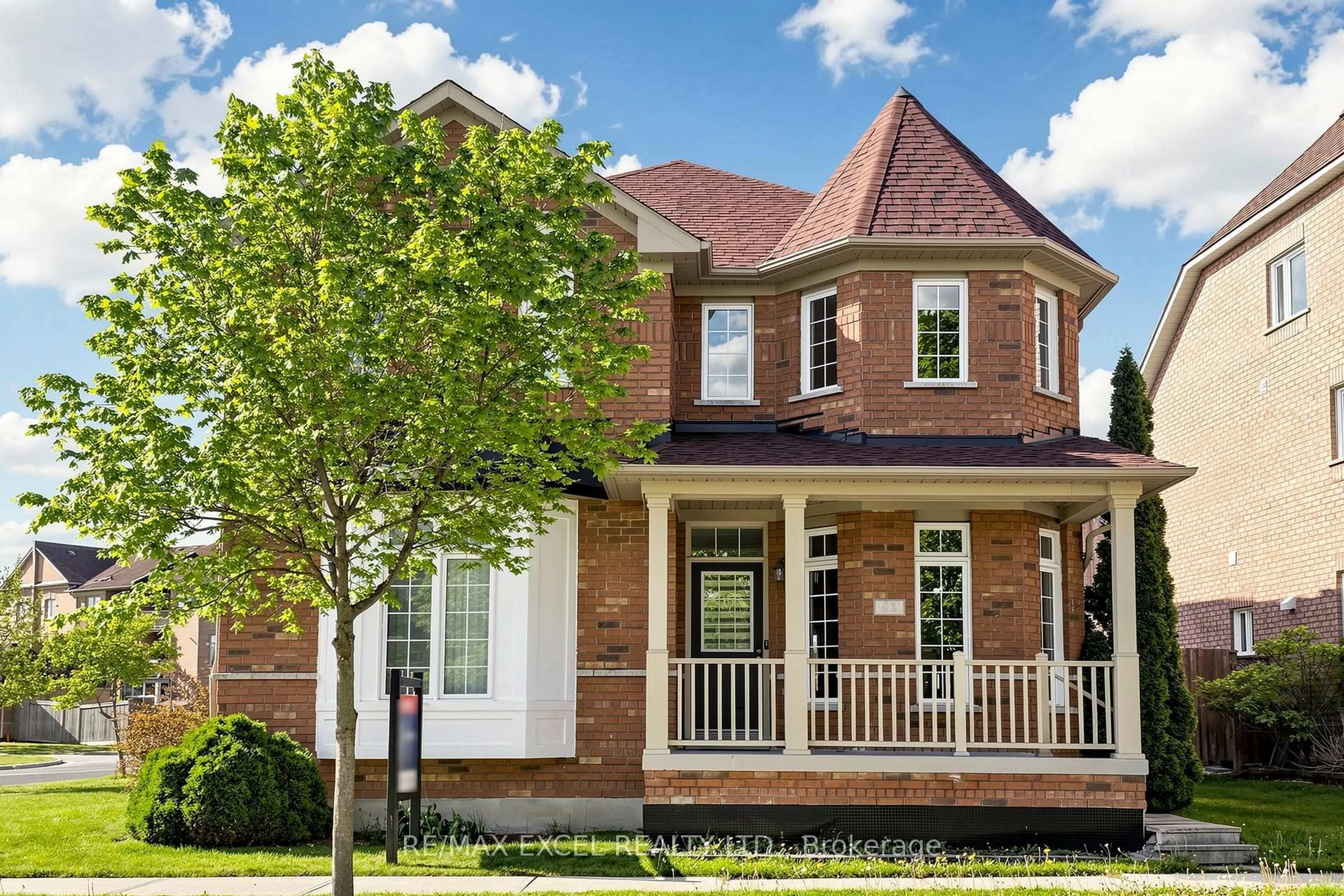 Home with brick exterior material, street for 63 Rainbow Valley Cres, Markham Ontario L6E 1M2