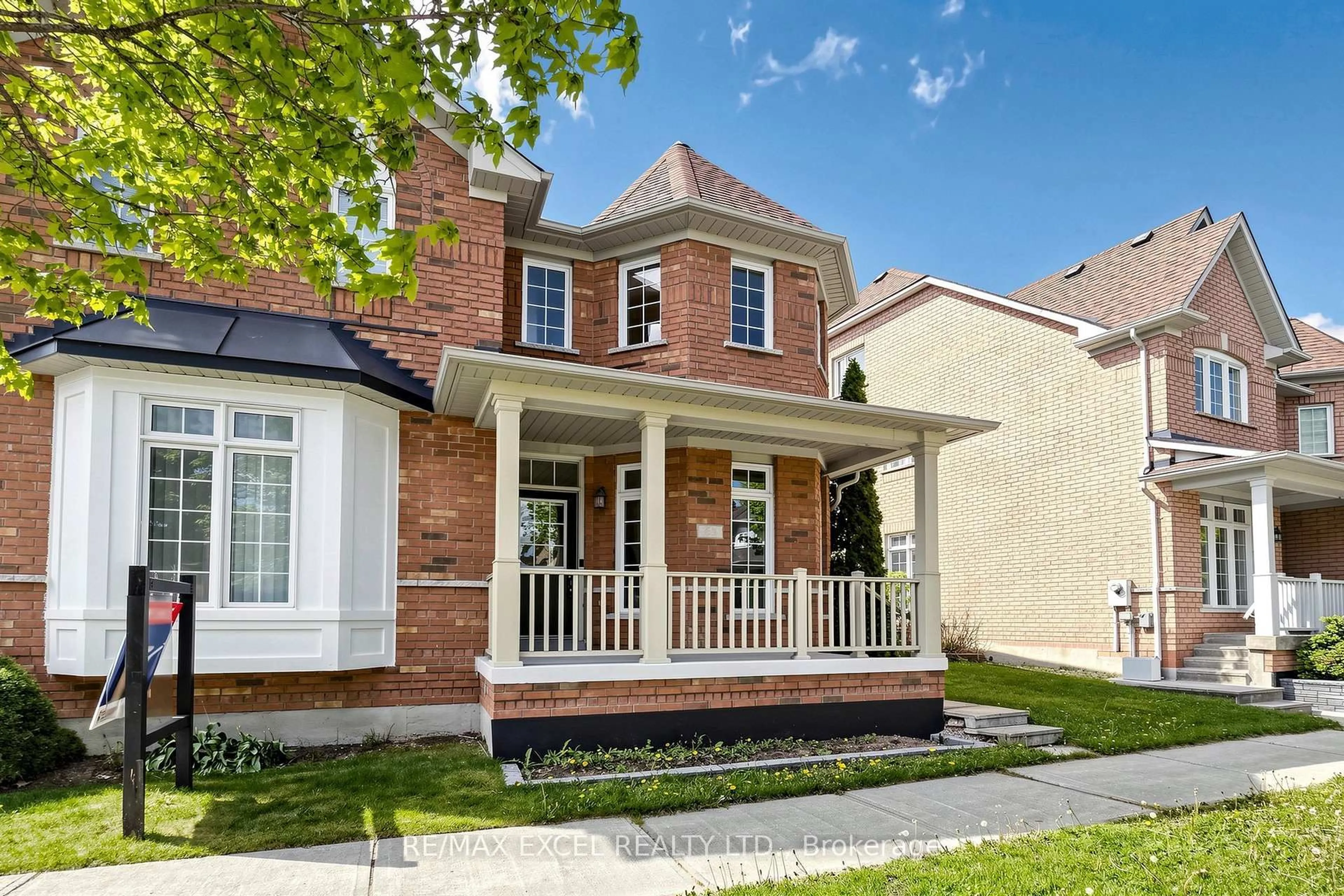 Home with brick exterior material, street for 63 Rainbow Valley Cres, Markham Ontario L6E 1M2