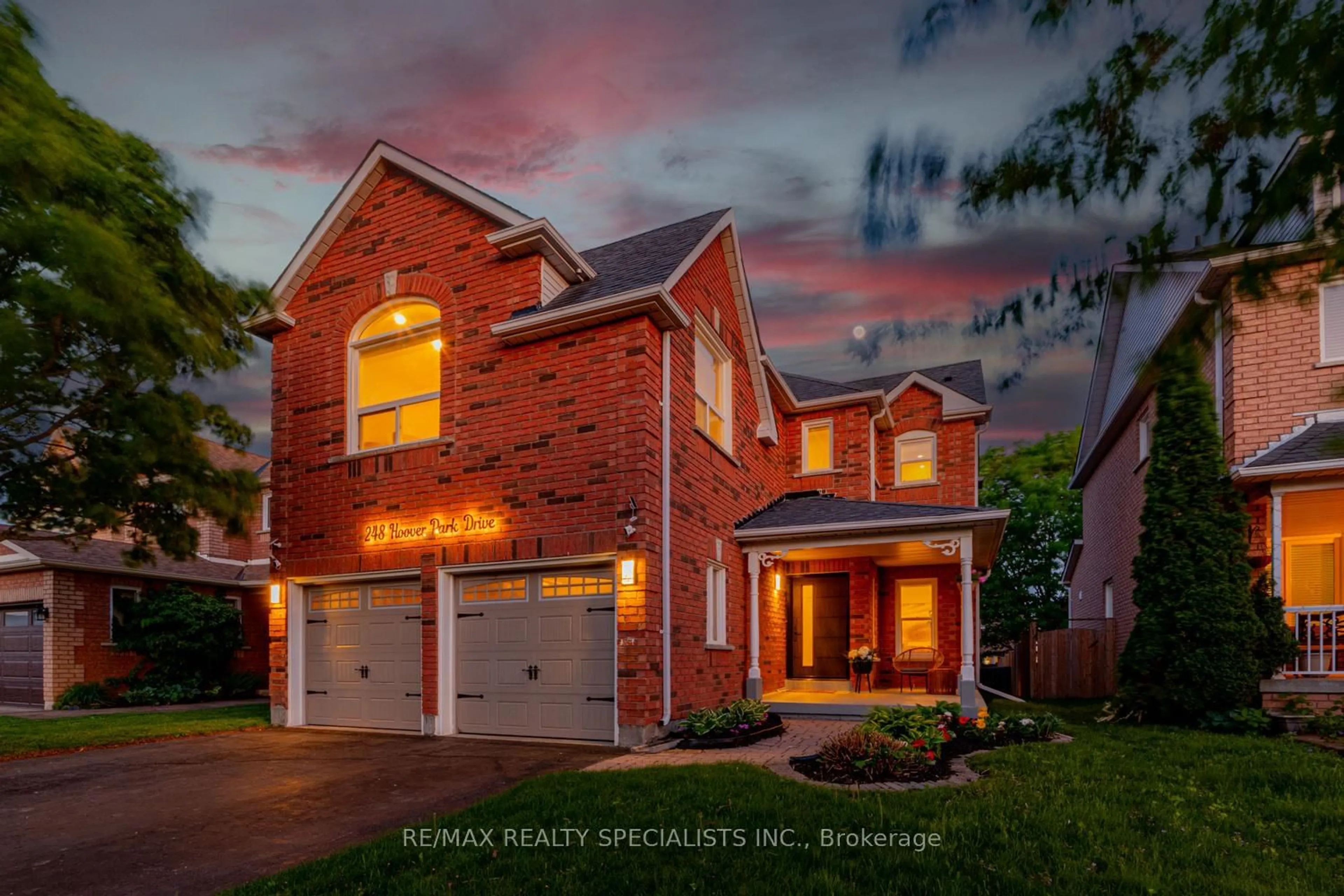 Home with brick exterior material, street for 248 Hoover Park Dr, Whitchurch-Stouffville Ontario L4A 1L1