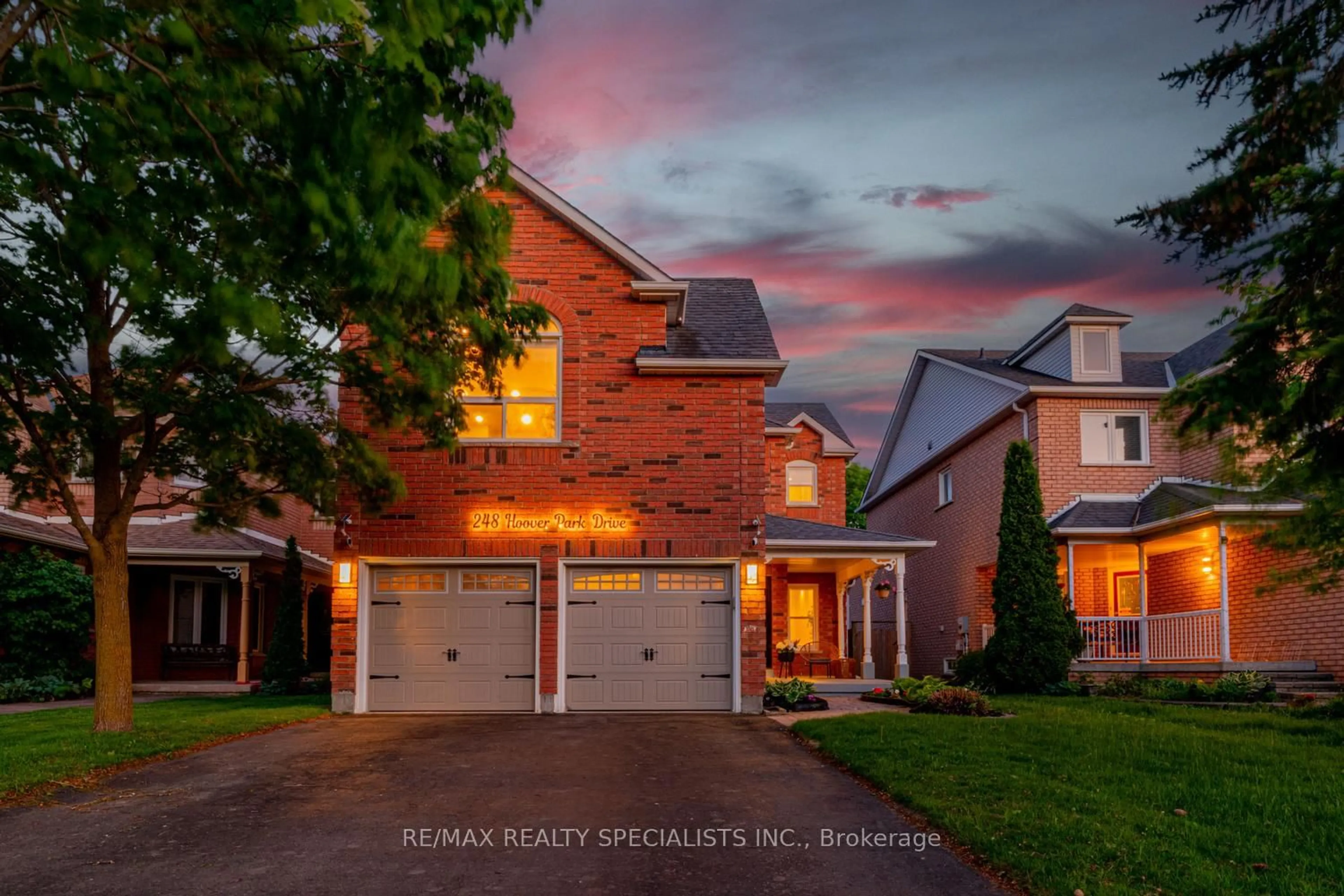 Home with brick exterior material, street for 248 Hoover Park Dr, Whitchurch-Stouffville Ontario L4A 1L1