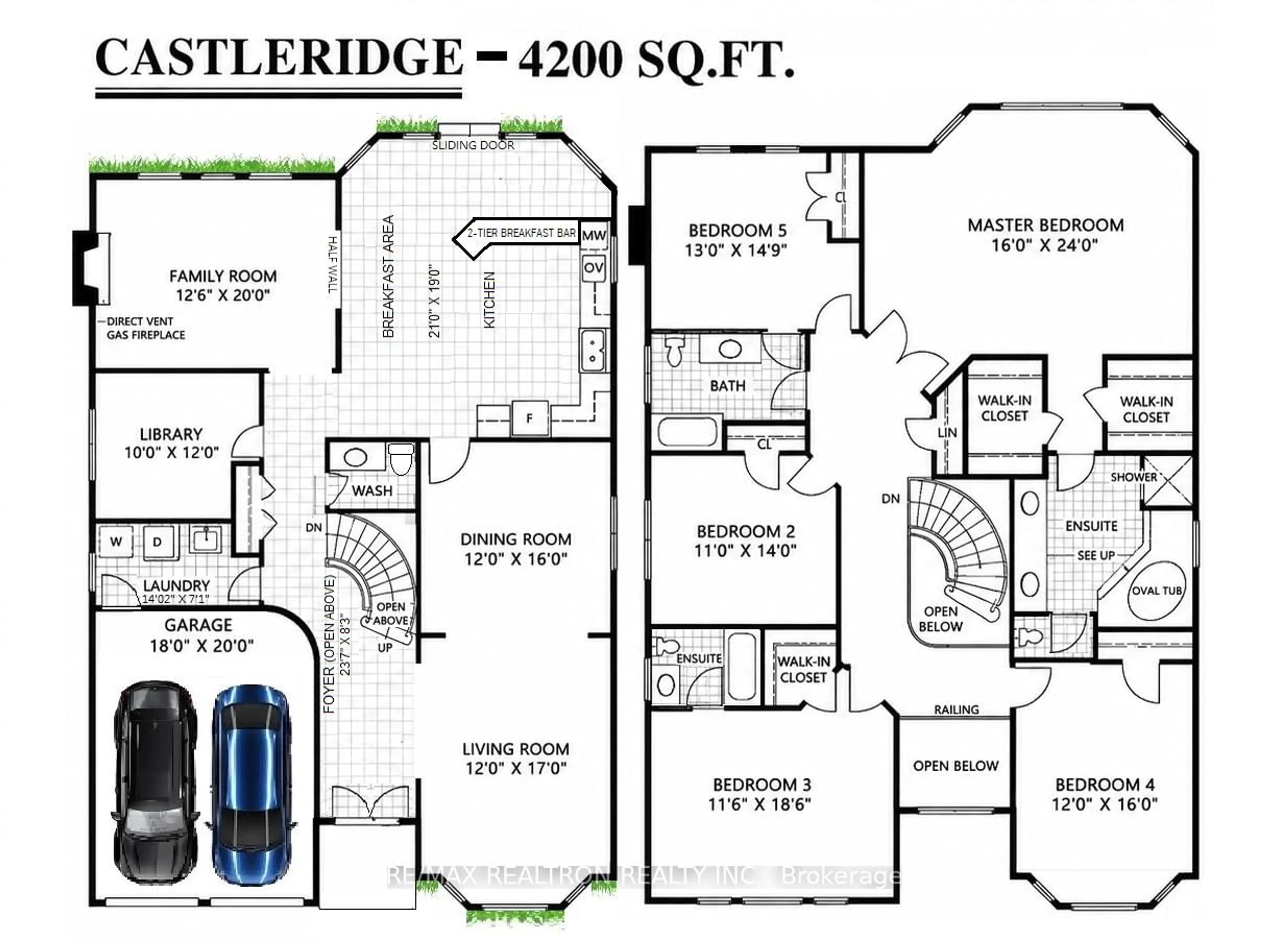 Floor plan for 47 El Dorado St, Richmond Hill Ontario L4C 0G8