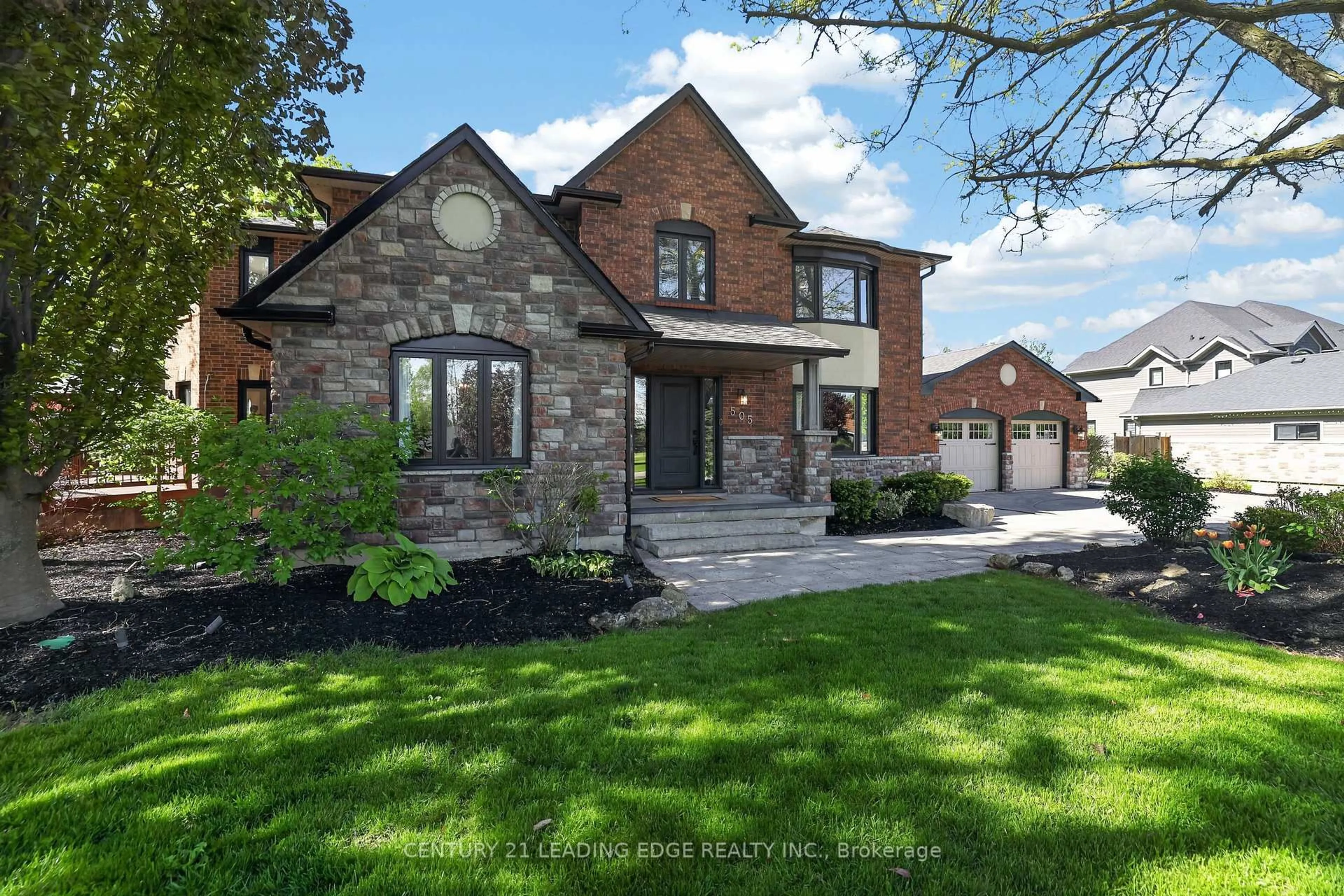 Home with brick exterior material, street for 505 Aintree Dr, Whitchurch-Stouffville Ontario L4A 7H5
