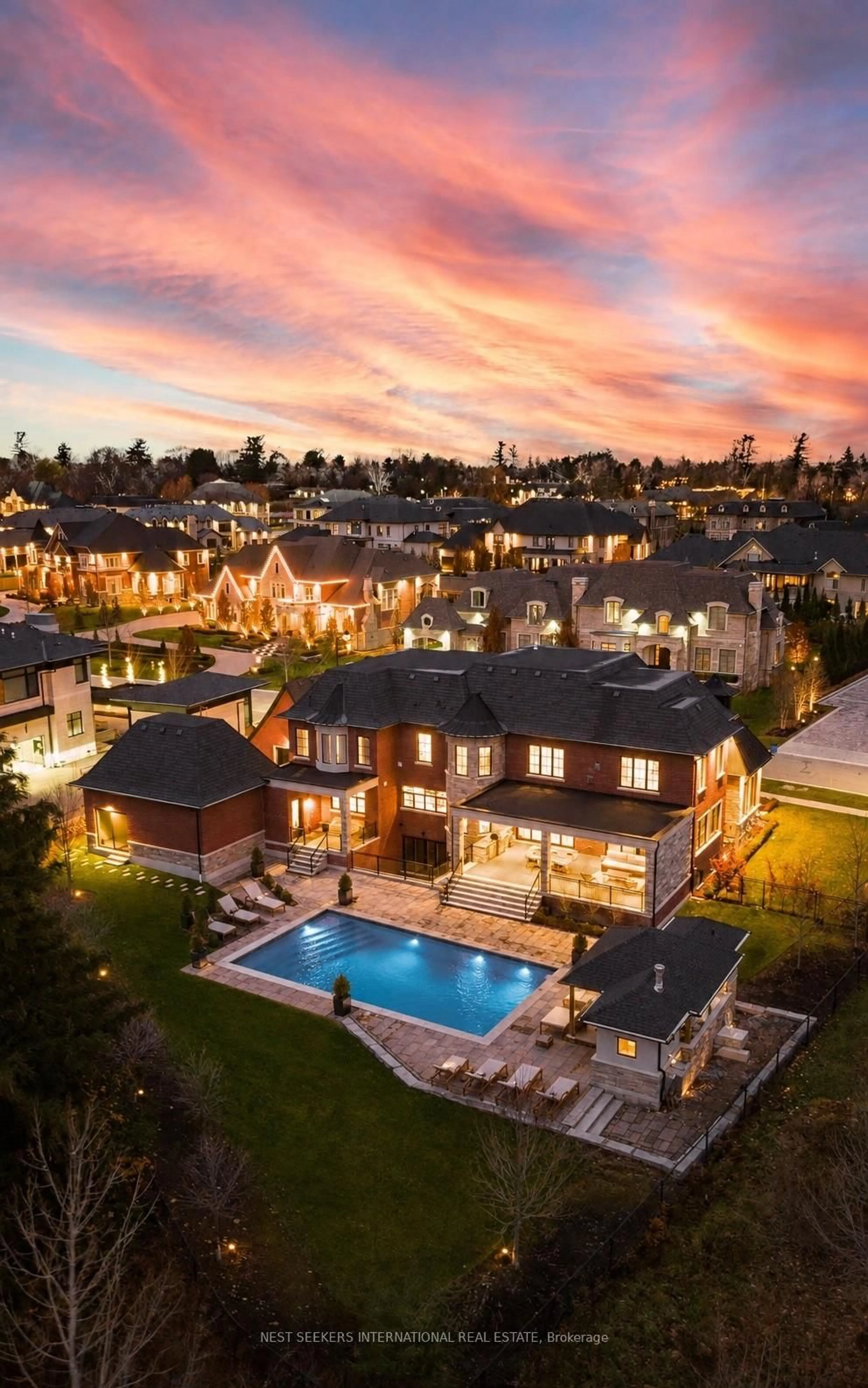 A pic from outside/outdoor area/front of a property/back of a property/a pic from drone, unknown for 165 Northern Pines Blvd, Vaughan Ontario L4H 4E5