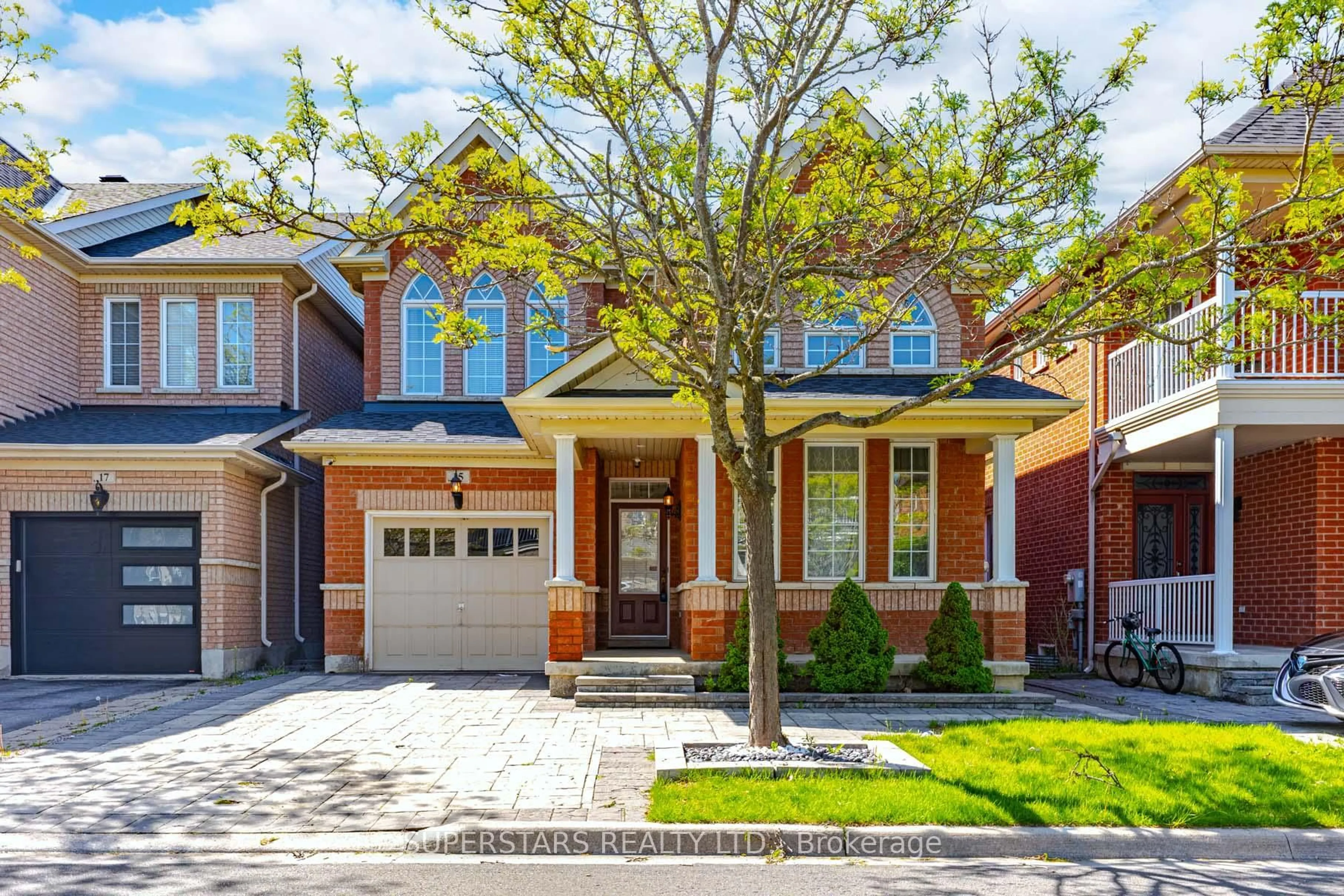 Home with brick exterior material, street for 15 Hislop Dr, Markham Ontario L6B 0C6