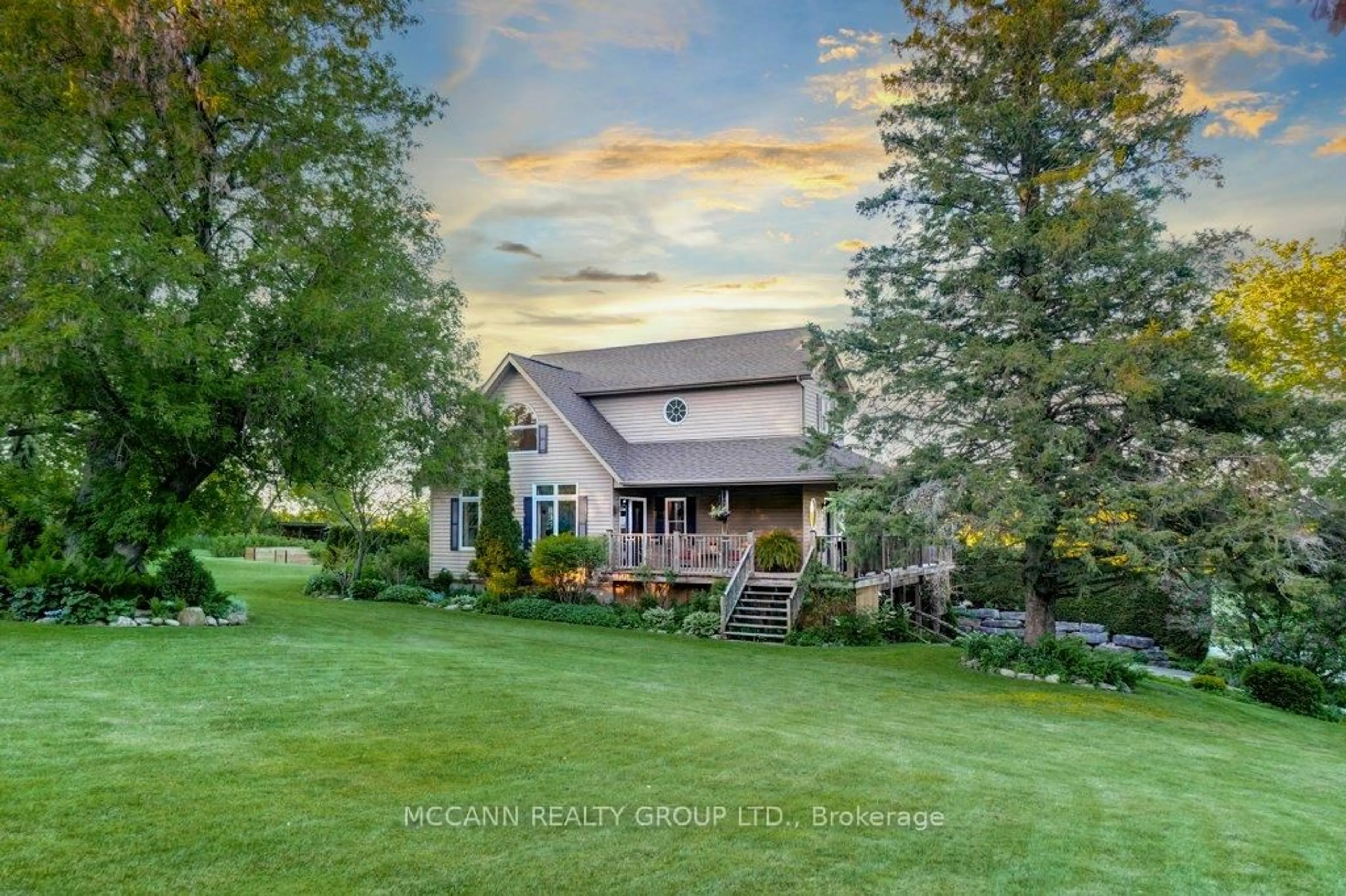 A pic from outside/outdoor area/front of a property/back of a property/a pic from drone, mountain view for 10445 Side Road 17 Rd, Brock Ontario L0C 1H0