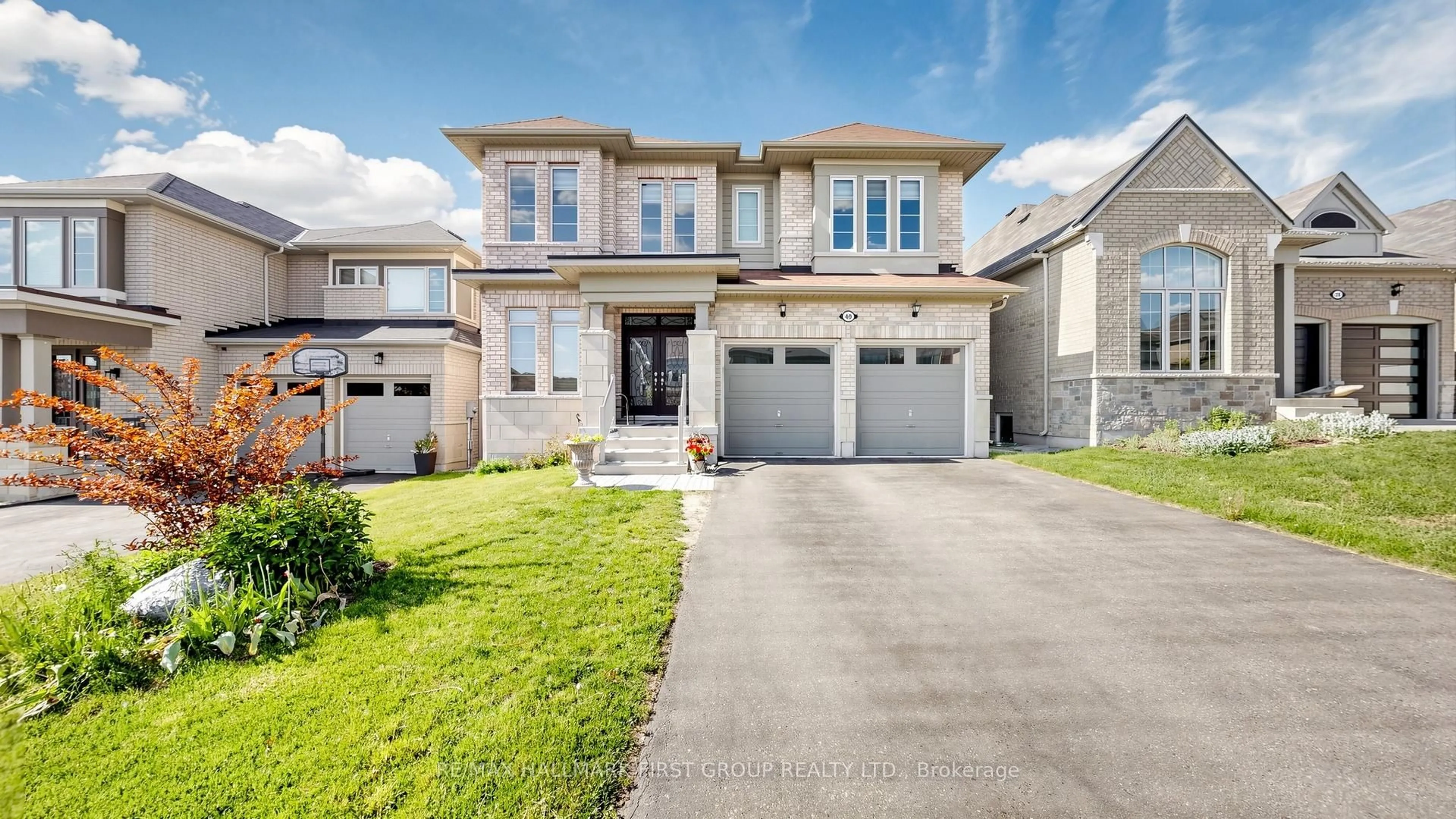 Home with brick exterior material, street for 40 Hackett St, East Gwillimbury Ontario L9N 0P8