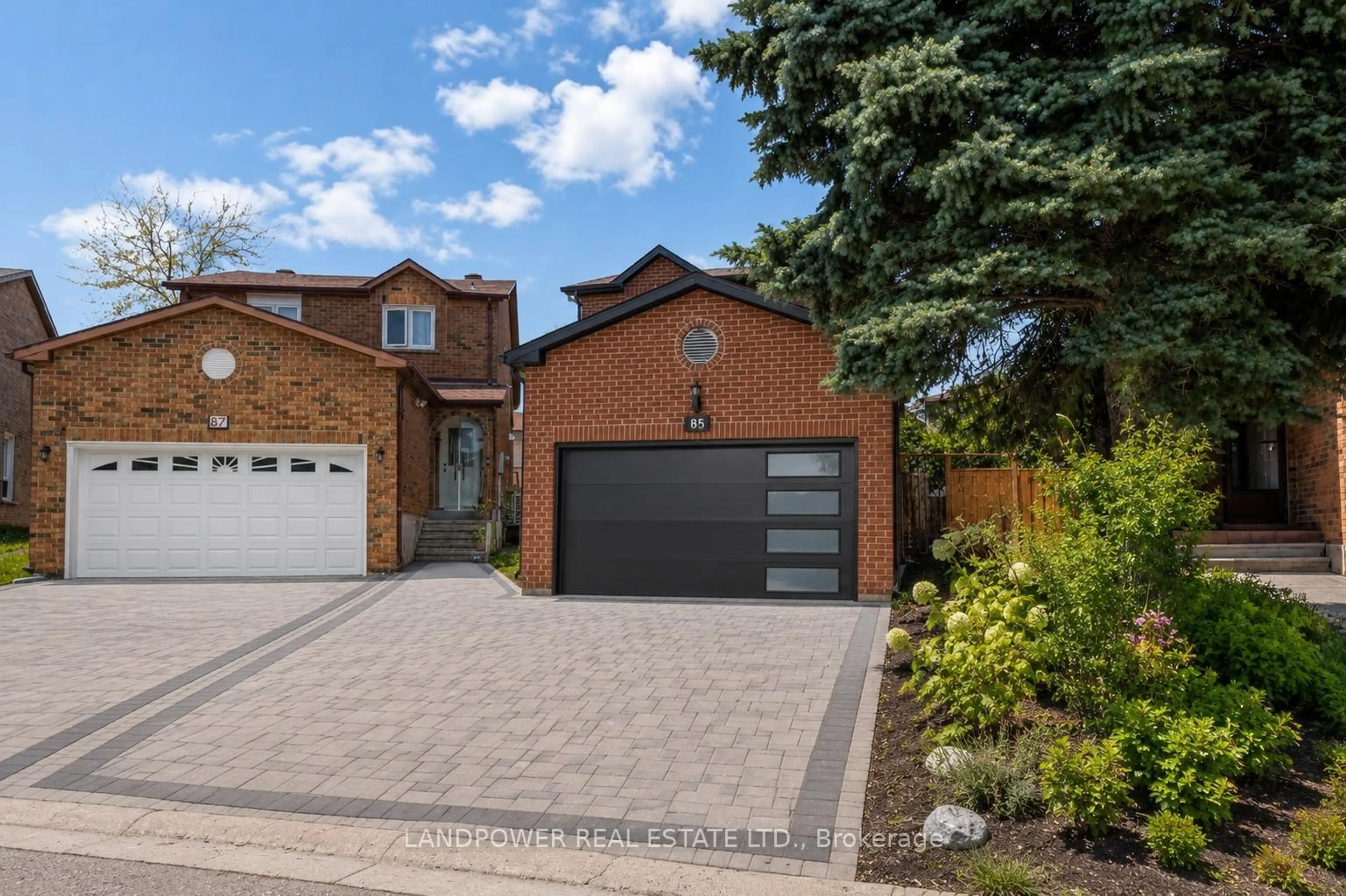 Home with brick exterior material, street for 85 Tangmere Cres, Markham Ontario L3R 6Y7