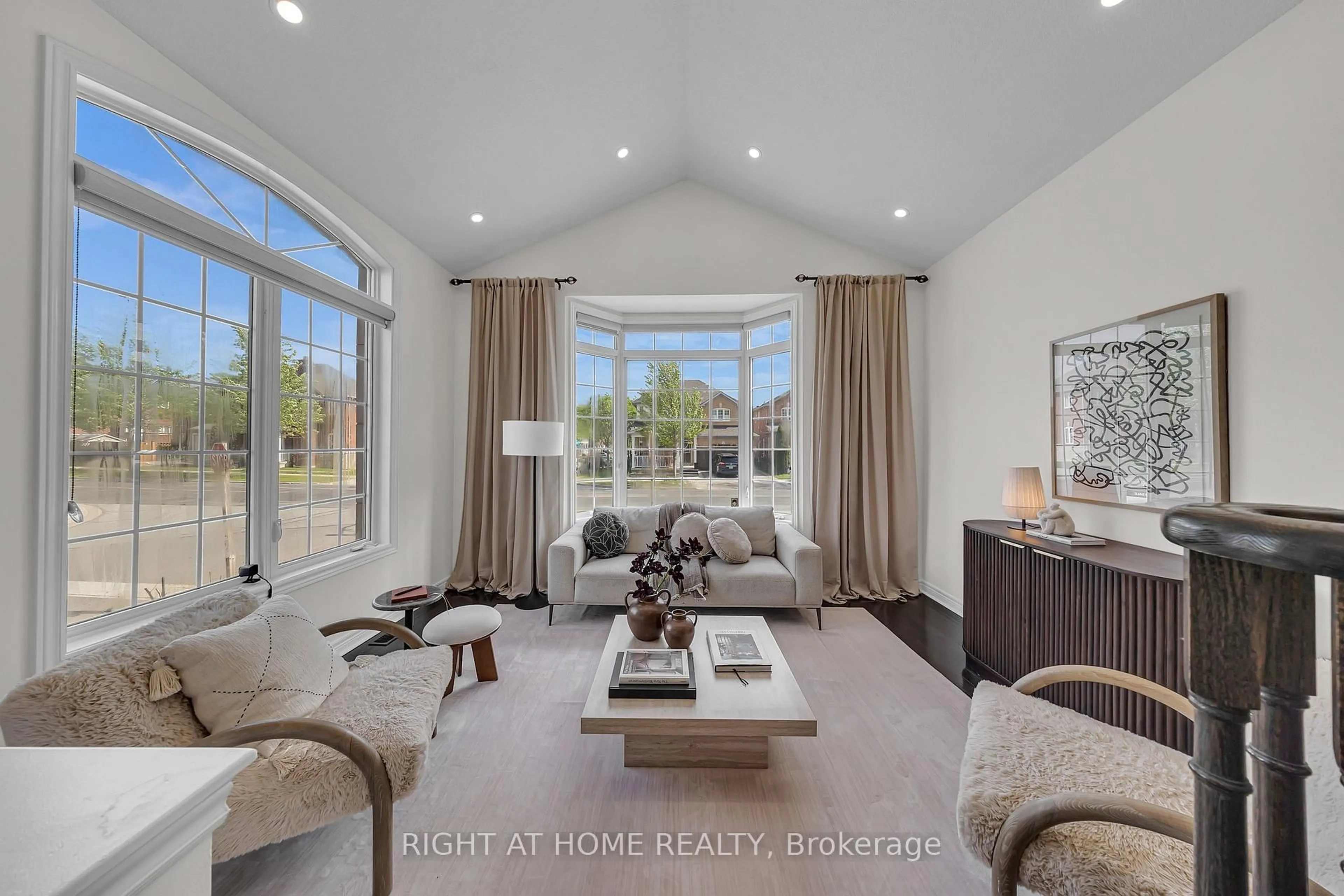 Living room with furniture, ceramic/tile floor for 1396 Castlemore Ave, Markham Ontario L6E 0H1