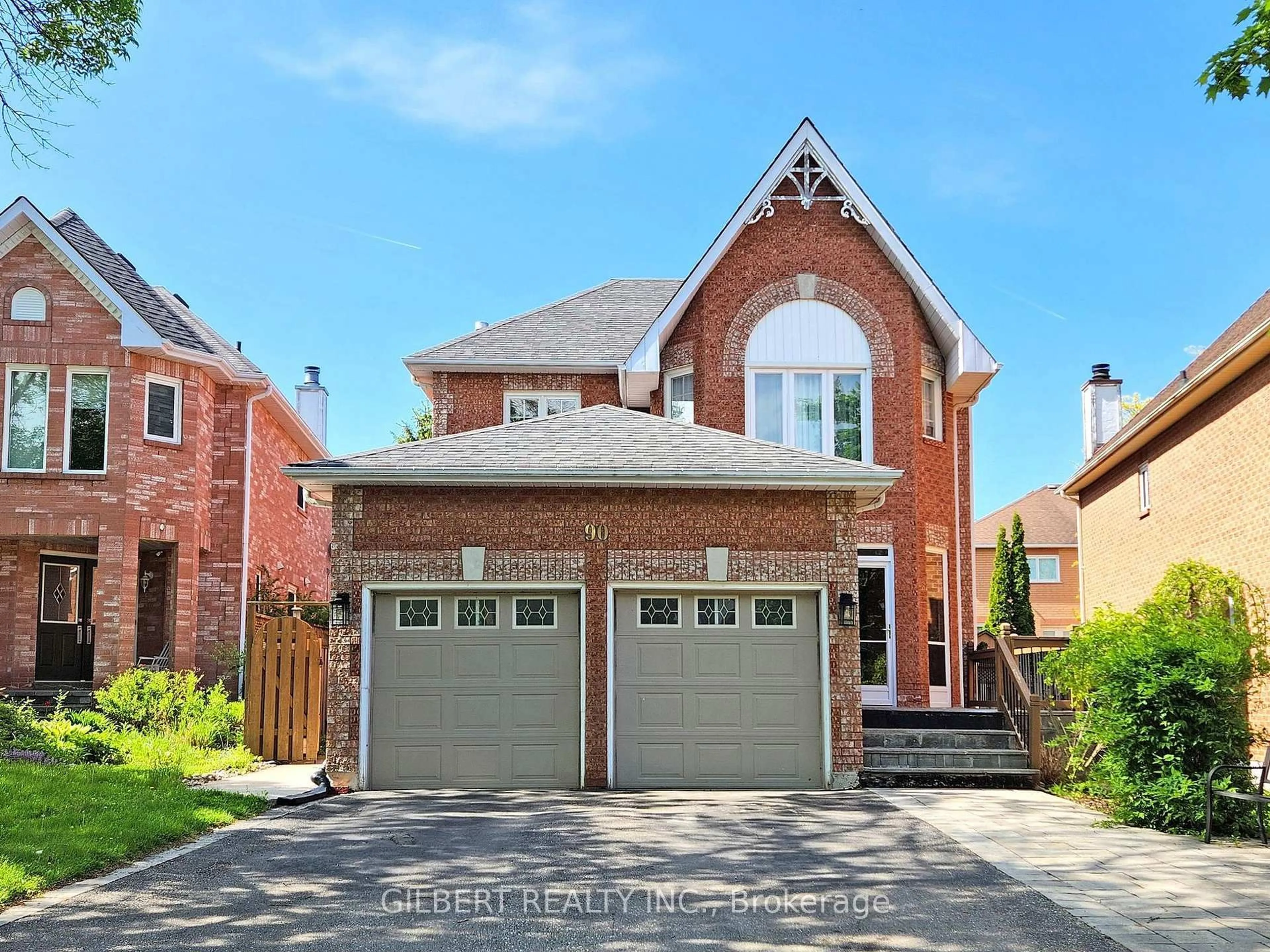 Home with brick exterior material, street for 90 Chiswick Cres, Aurora Ontario L4G 6P1