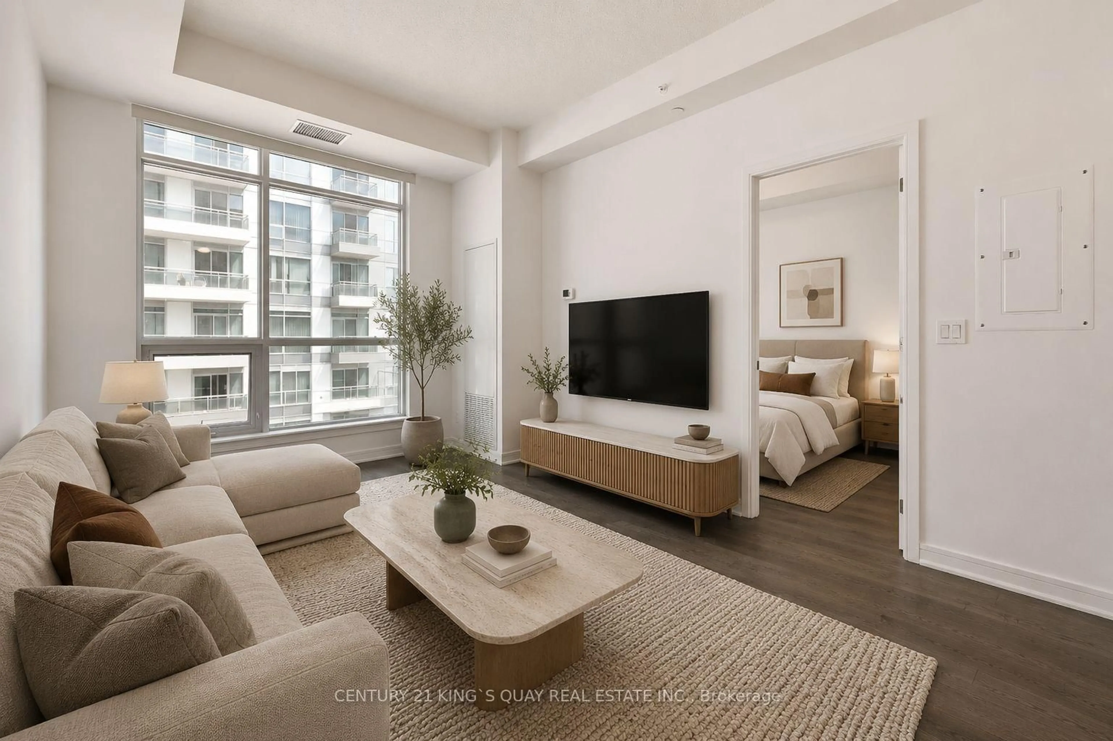 Living room with furniture, unknown for 9199 Yonge St #SE811, Richmond Hill Ontario L4C 1H7