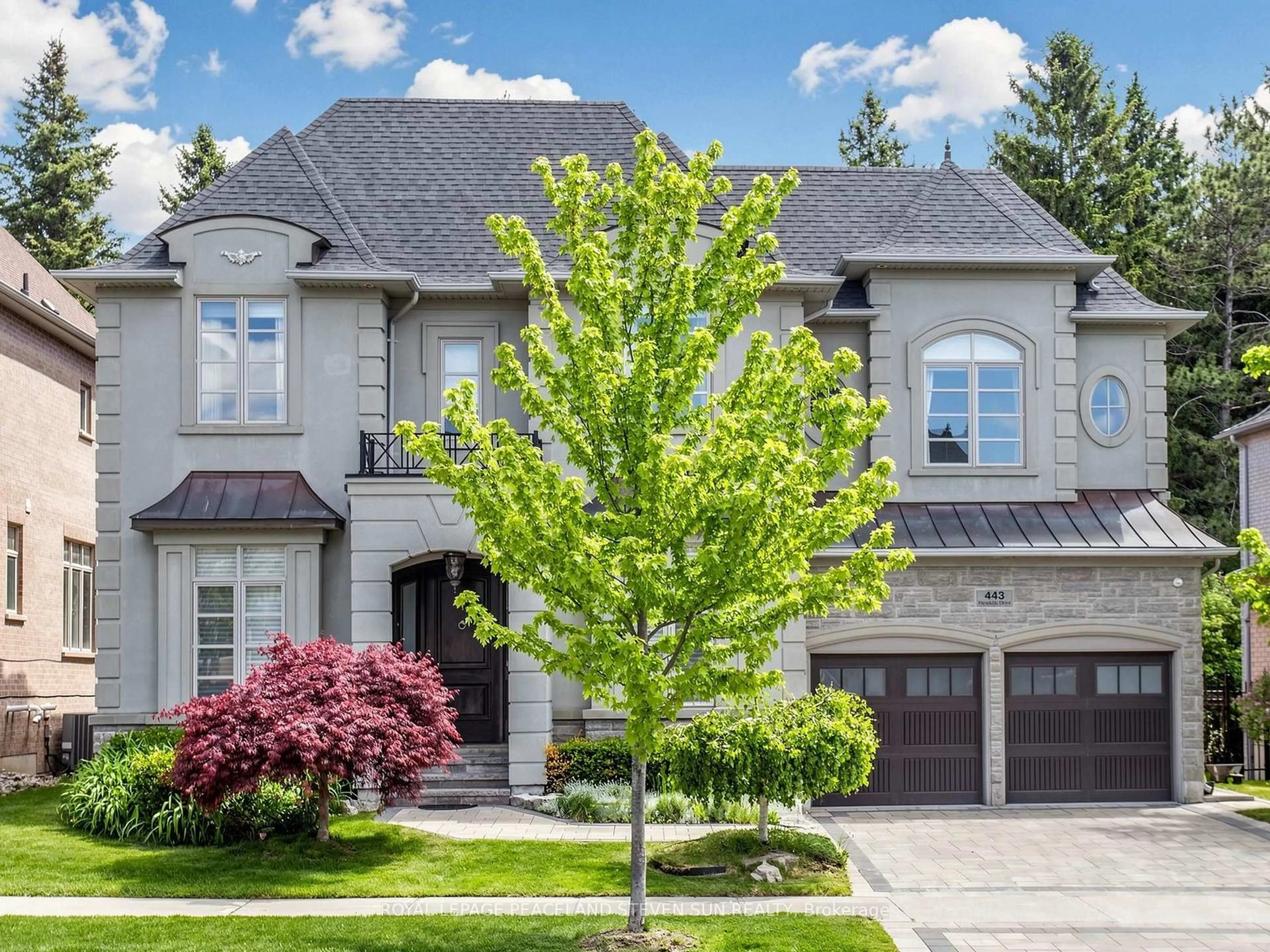 Home with brick exterior material, street for 443 Paradelle Dr, Richmond Hill Ontario L4E 4S1