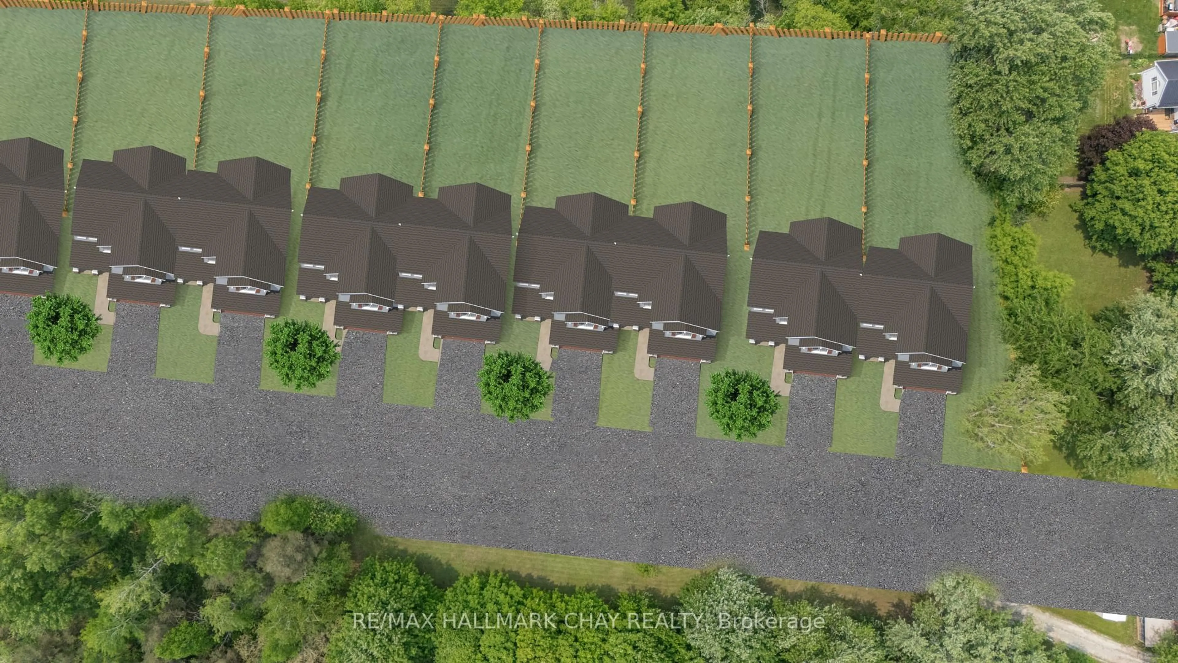 A pic from outside/outdoor area/front of a property/back of a property/a pic from drone, street for 147 Murphy Rd, Essa Ontario L0M 1B1