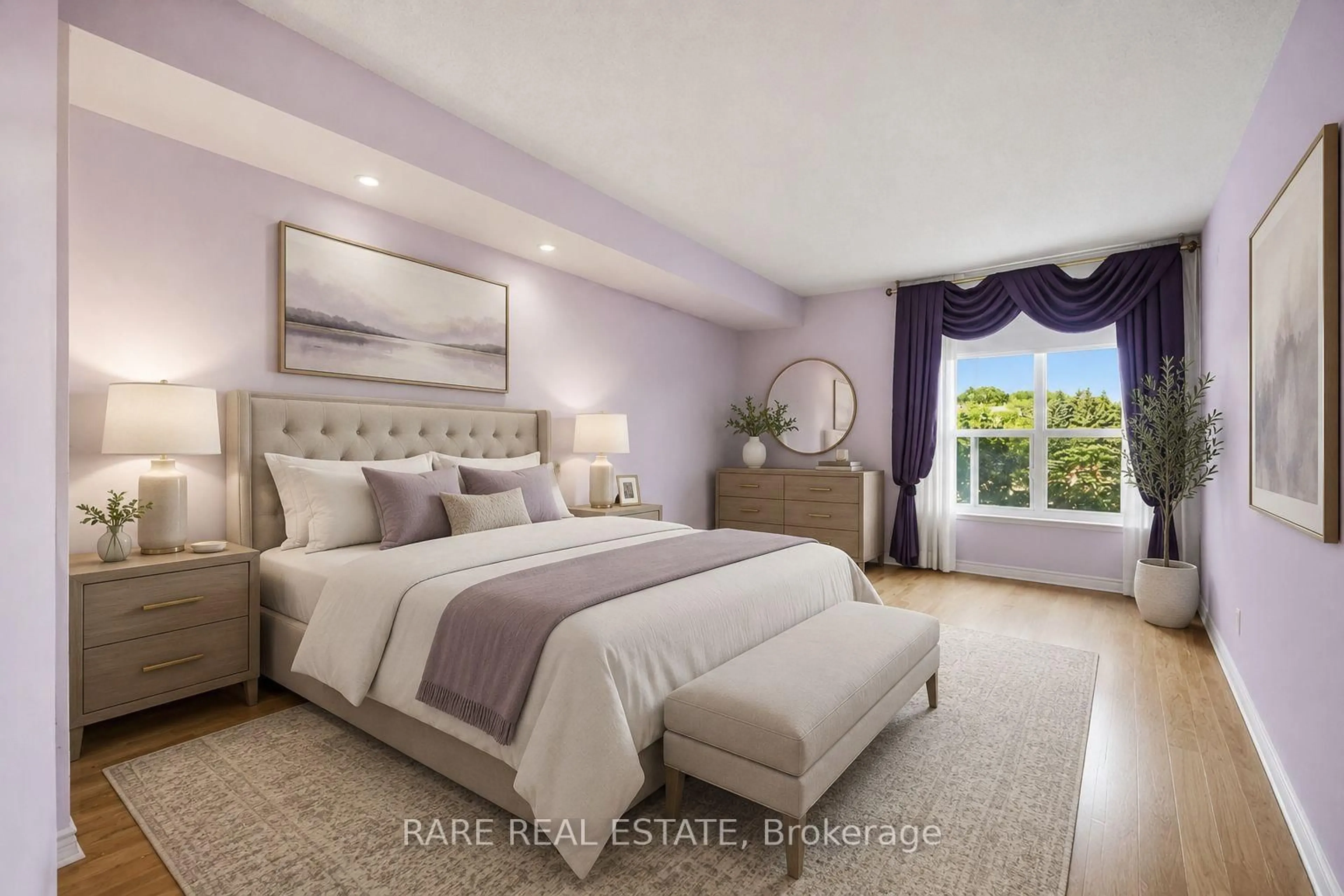 Bedroom with bed, unknown for 7300 Yonge St #412, Vaughan Ontario L4J 7Y5