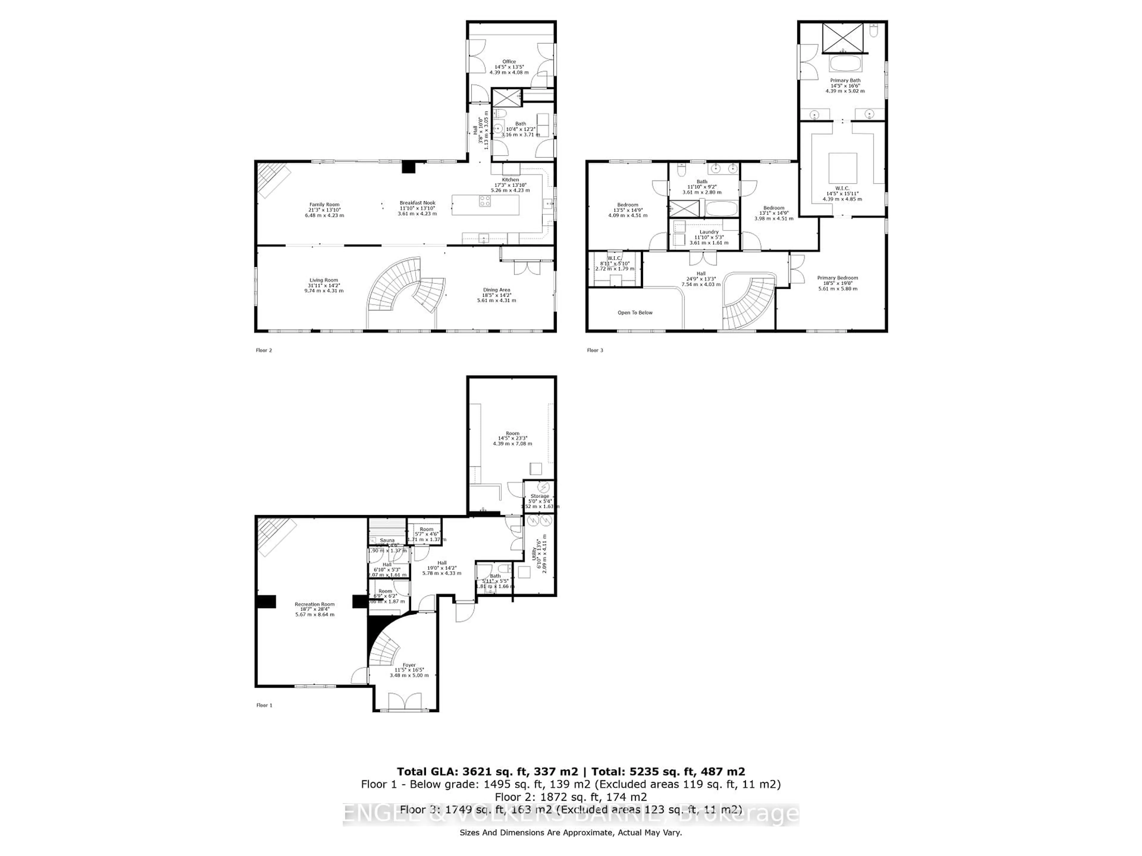 Floor plan for 419 Goodwood Rd Rd, Uxbridge Ontario L9P 1R4