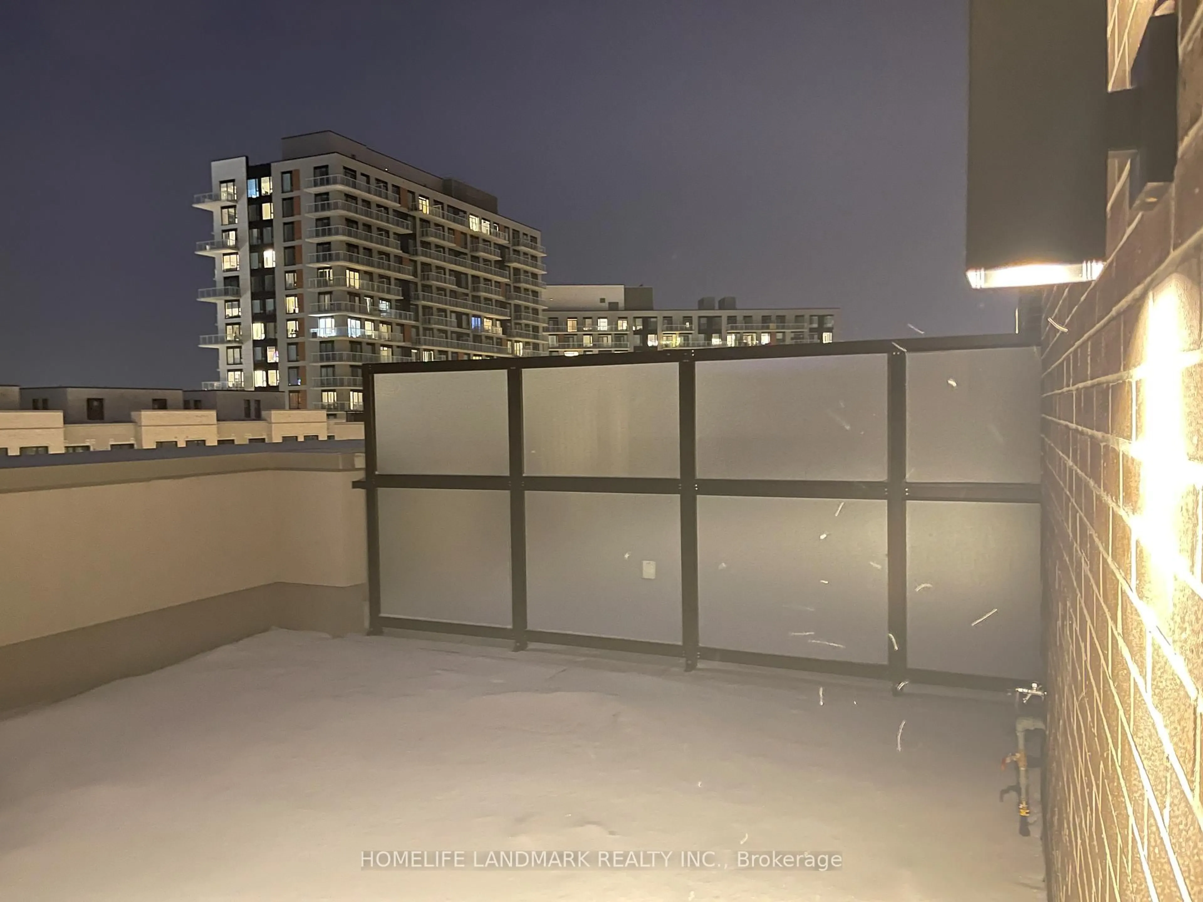 Balcony in the apartment, city buildings view from balcony for 8 Walder Lane #307, Richmond Hill Ontario L4S 0P7