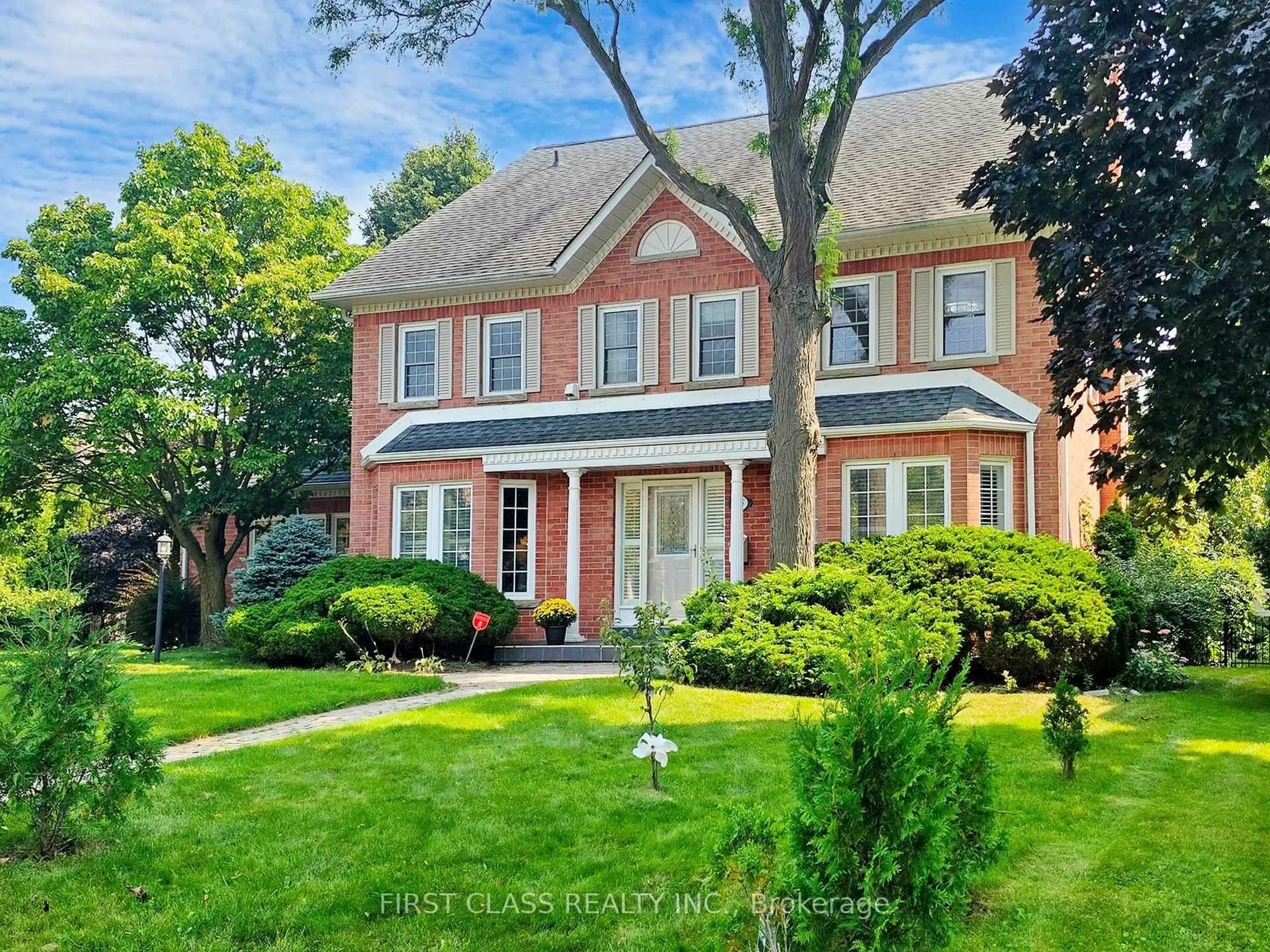 Home with brick exterior material, street for 125 Longwater Chse, Markham Ontario L3R 4A9