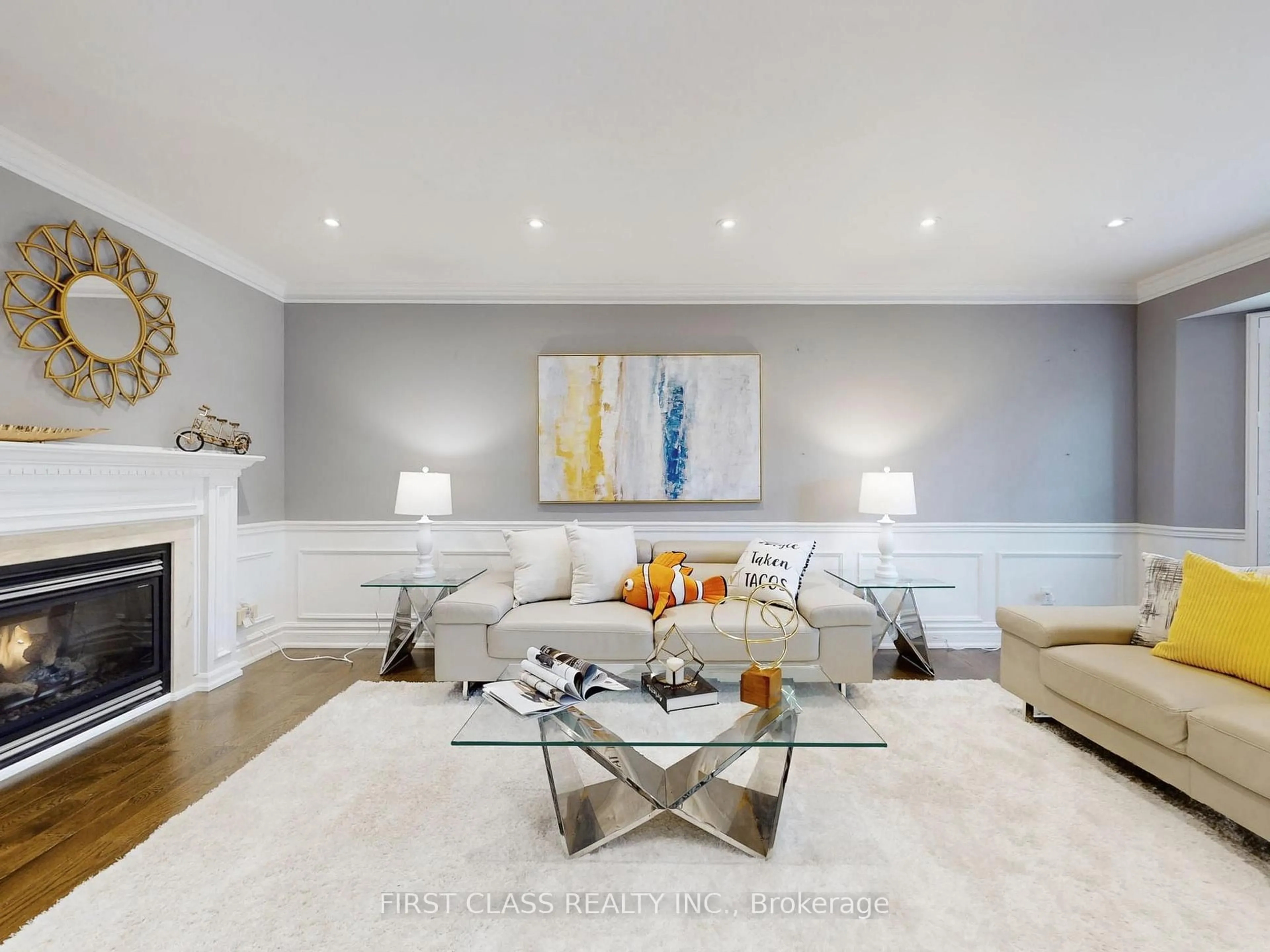 Living room with furniture, unknown for 125 Longwater Chse, Markham Ontario L3R 4A9