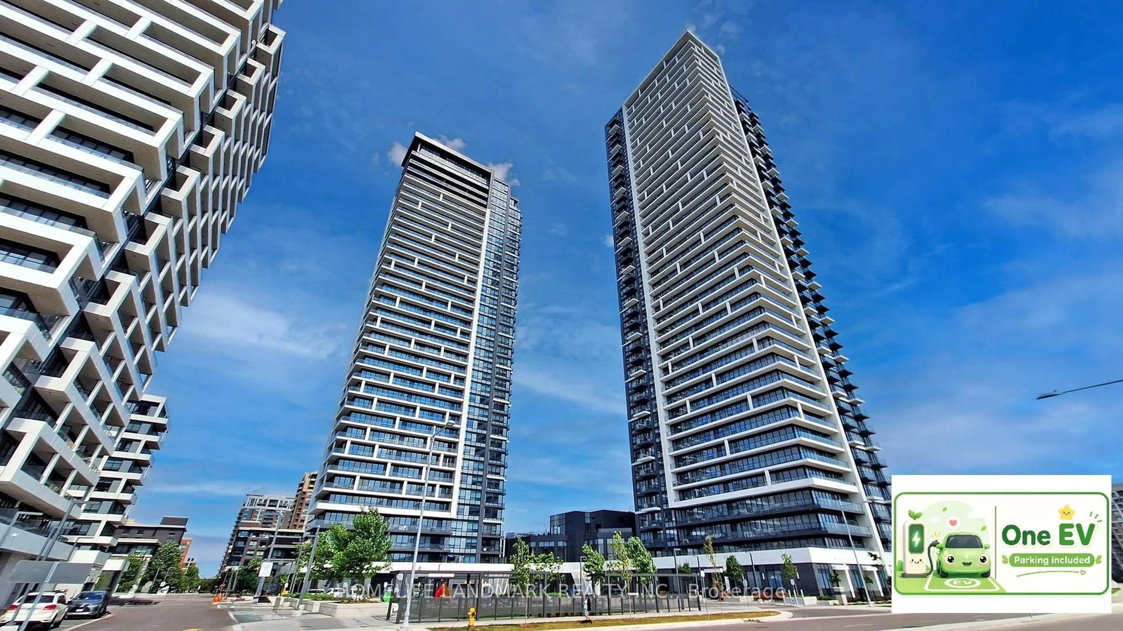 A pic from outside/outdoor area/front of a property/back of a property/a pic from drone, unknown for 8 Water Walk Dr #308, Markham Ontario L3R 6L4